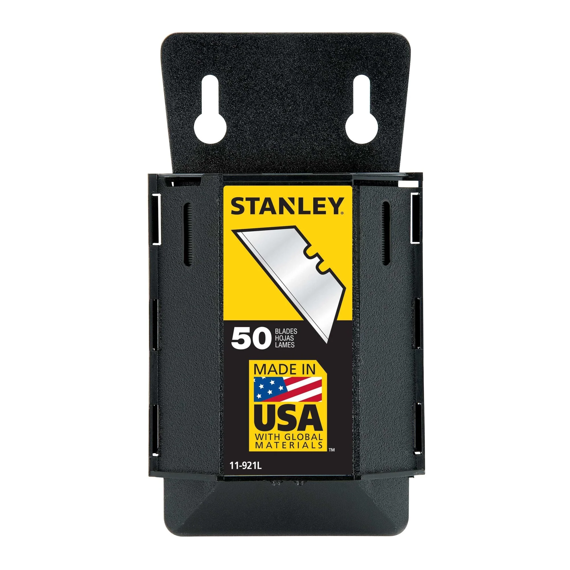 STANLEY Heavy-Duty Steel Blades with Dispenser (50 PK)