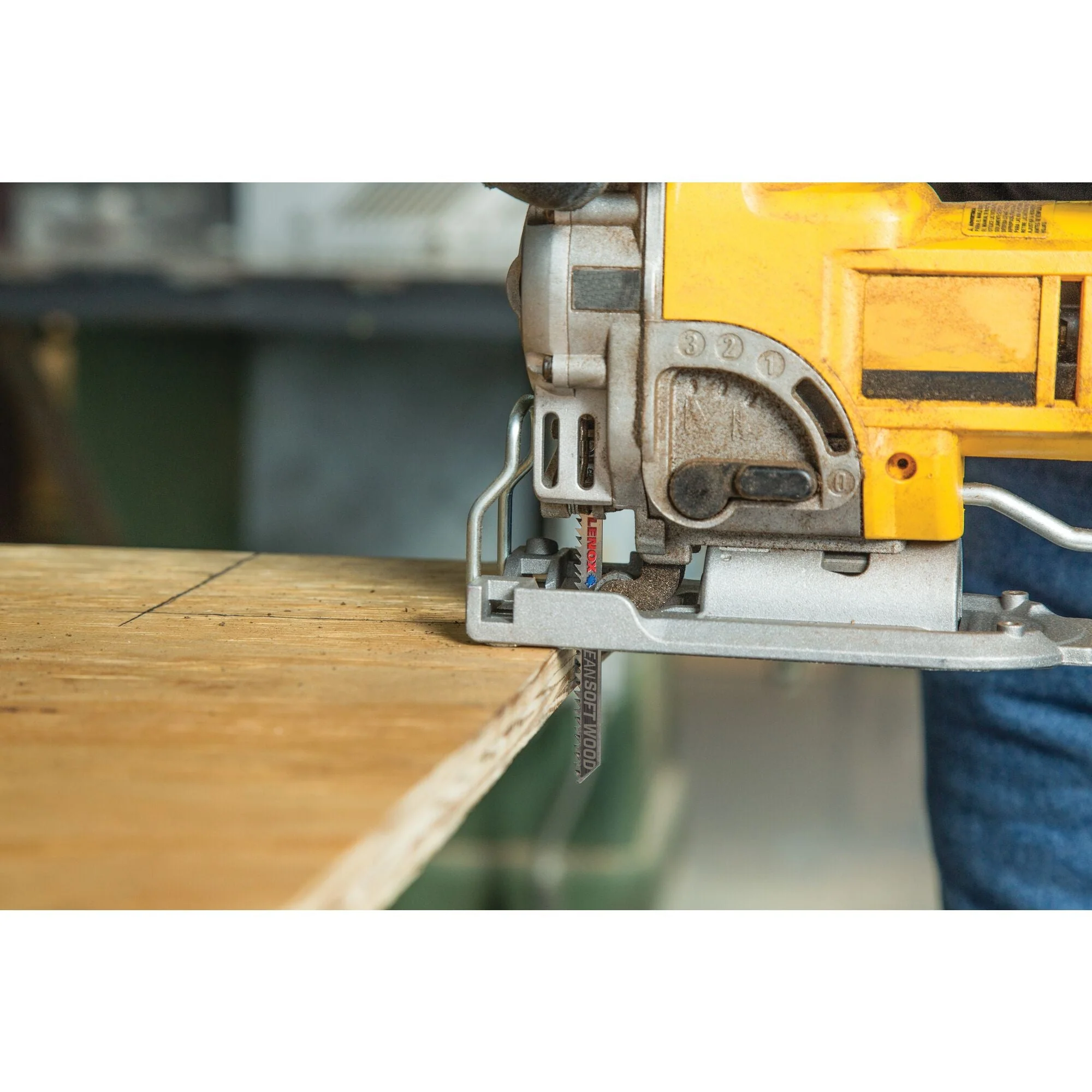 LENOX U-Shank Clean Wood Cutting Jig Saw Blade, 4" X 5/16" 10 Tpi, 3 Pack