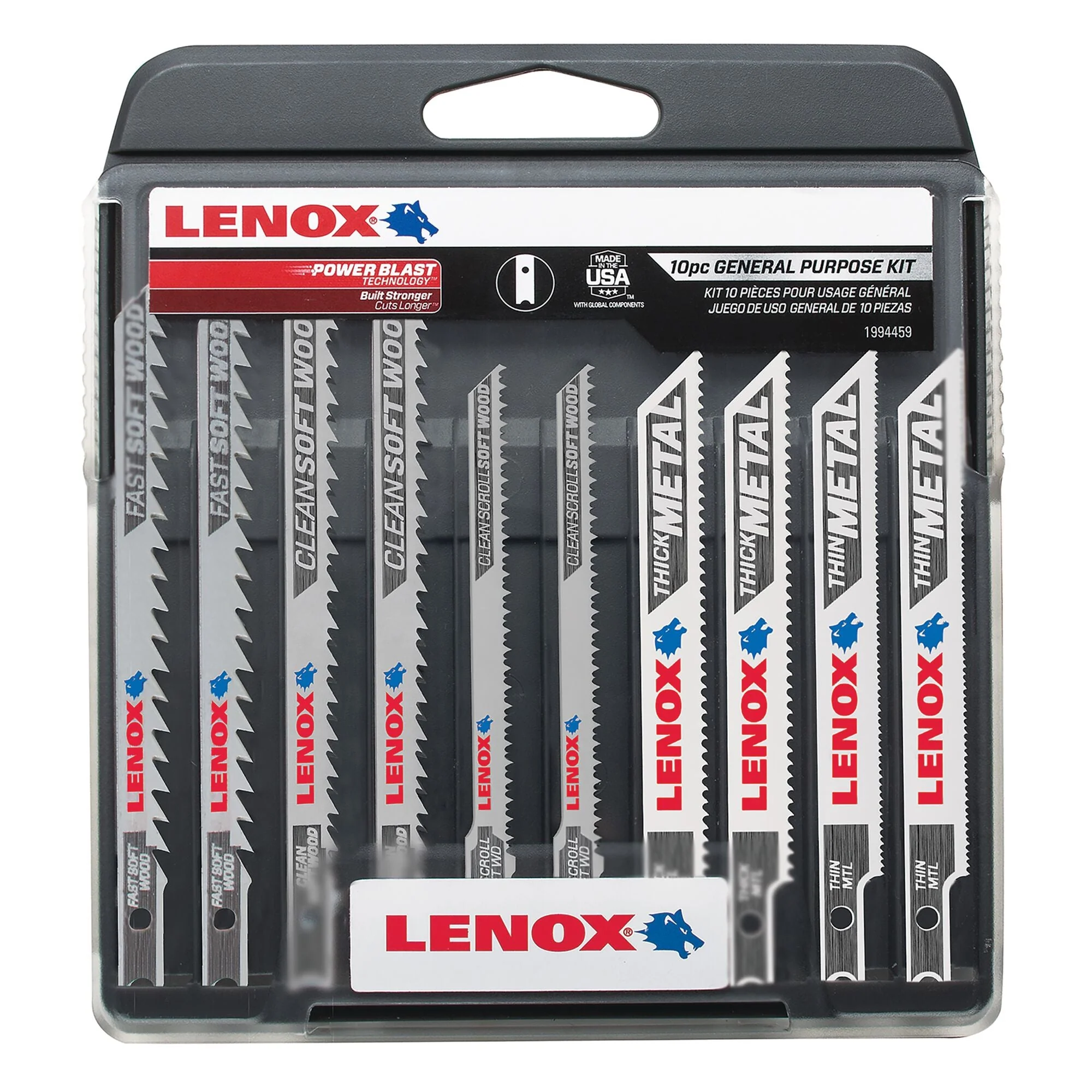 U-Shank Bi-Metal Jigsaw Blade Set (10-Pack)