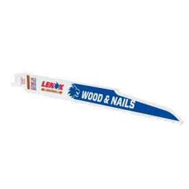 LENOX LUMBERWOLF™ Reciprocating Saw Blades 6 TPI 229 x 19 x 1.3 mm 25/PK