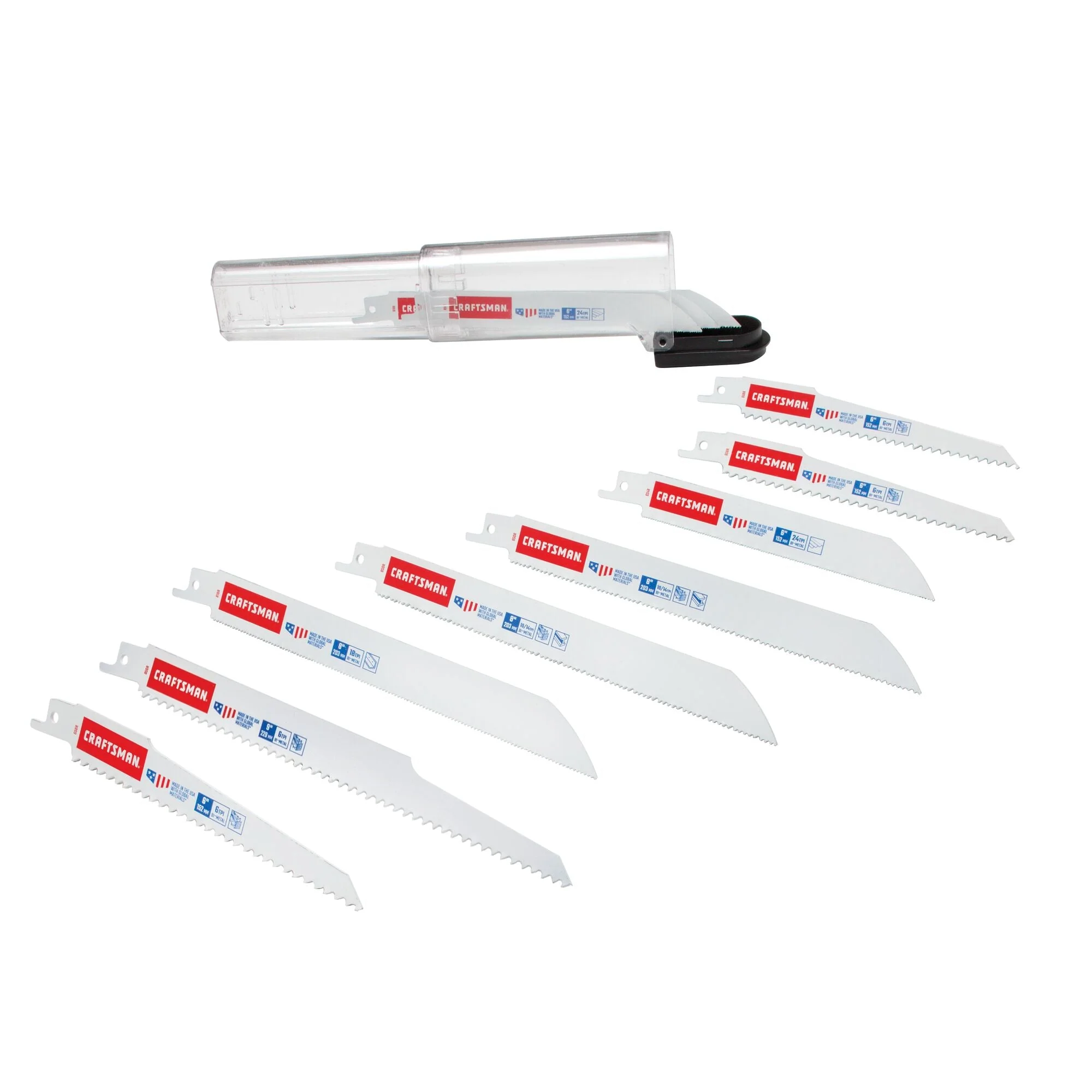 11 Pc. Reciprocating Saw Blade Kit With Case