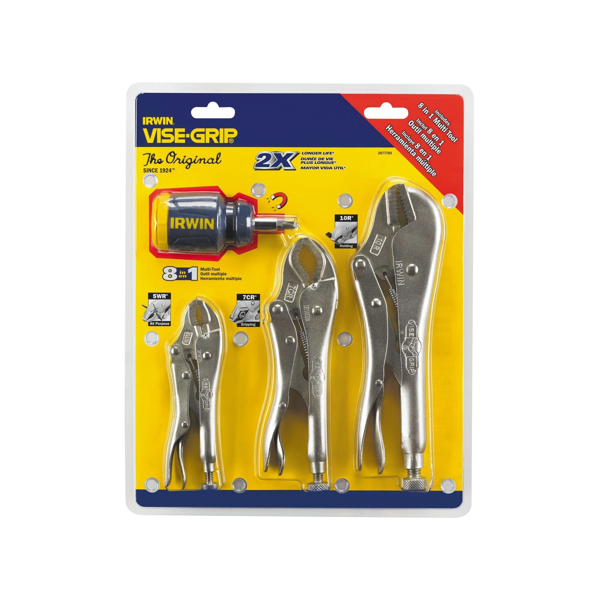 IRWIN VISE-GRIP Original 3-Piece Locking Pliers Set (2077703)