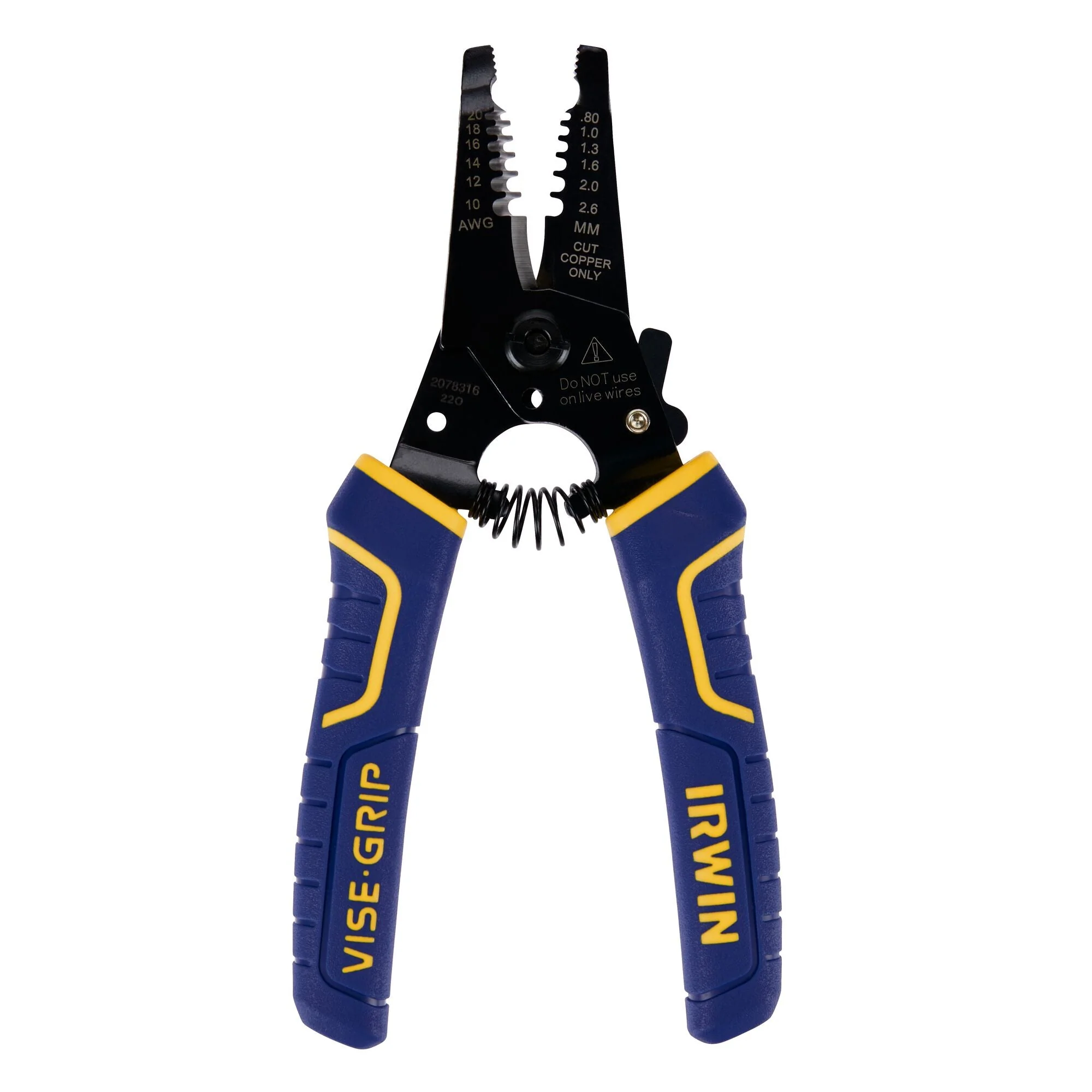 IRWIN VISE-GRIP Wire Stripper/Cutter, 6", 2078316