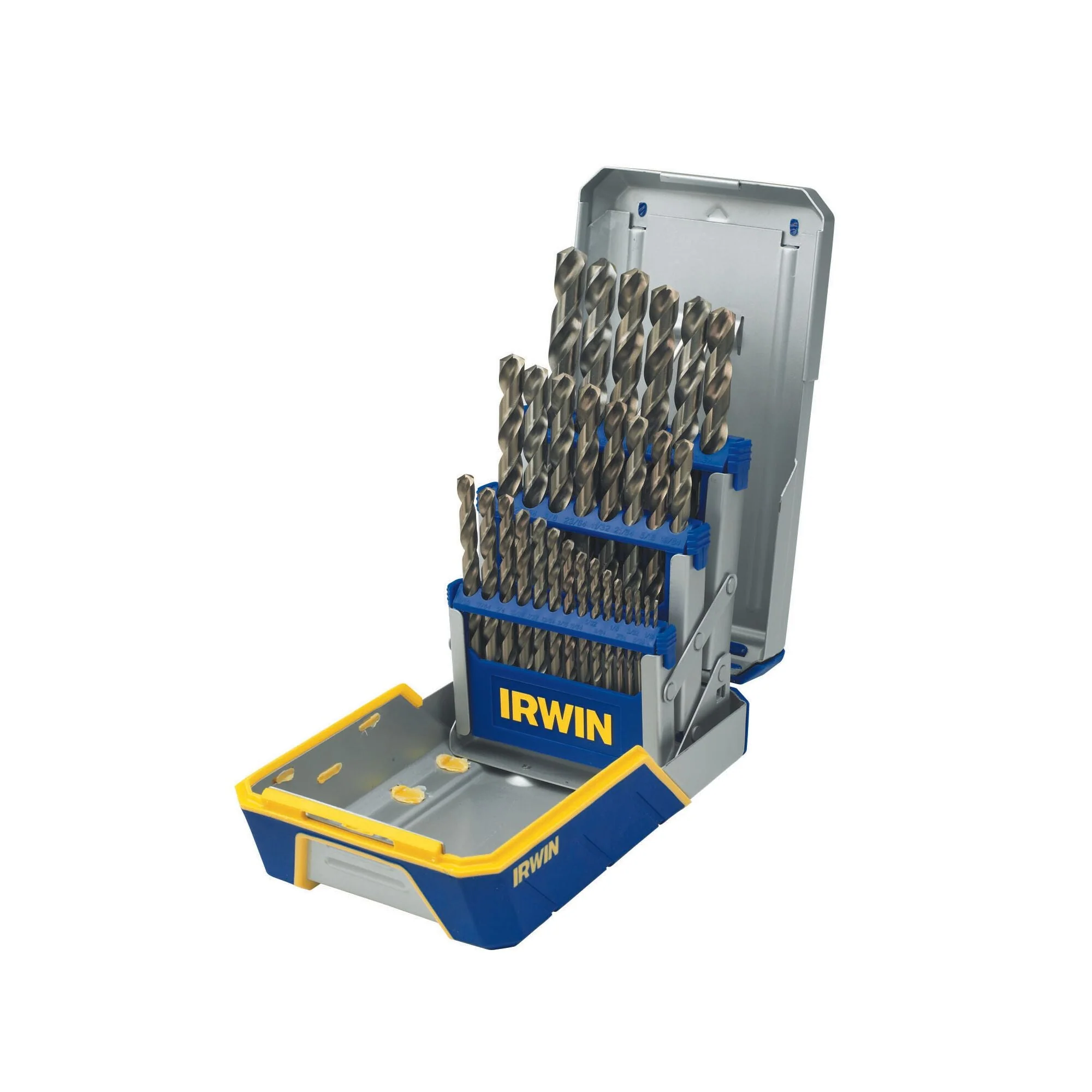 IRWIN Drill Bit Set, M35 Cobalt Alloy Steel Steel, 29-Piece