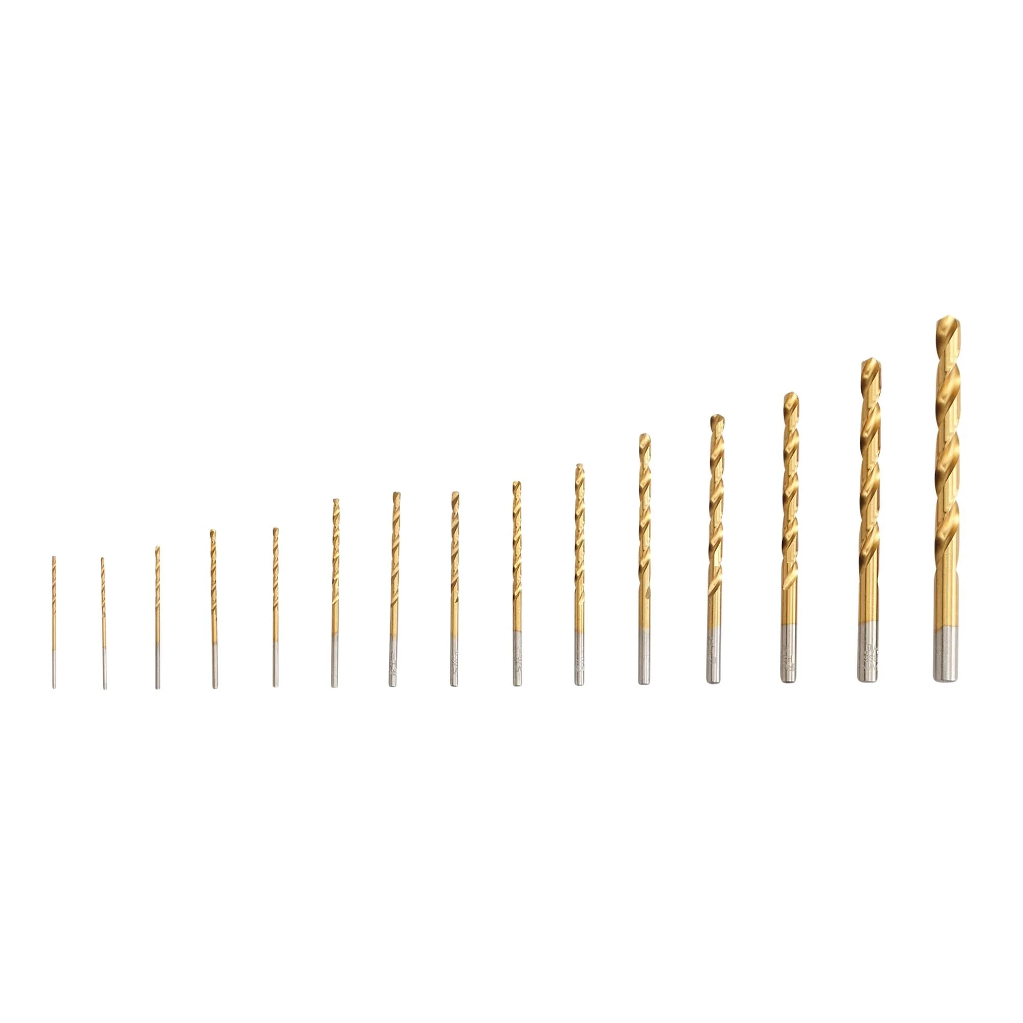 IRWIN Titanium Nitride Coated High-Speed Steel Drill Bit Set, Pro Case, 15-Piece