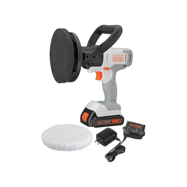 BLACK+DECKER MATRIX 20V MAX Buffer Kit, Battery & Charger Included - BCBMT120WC1FF