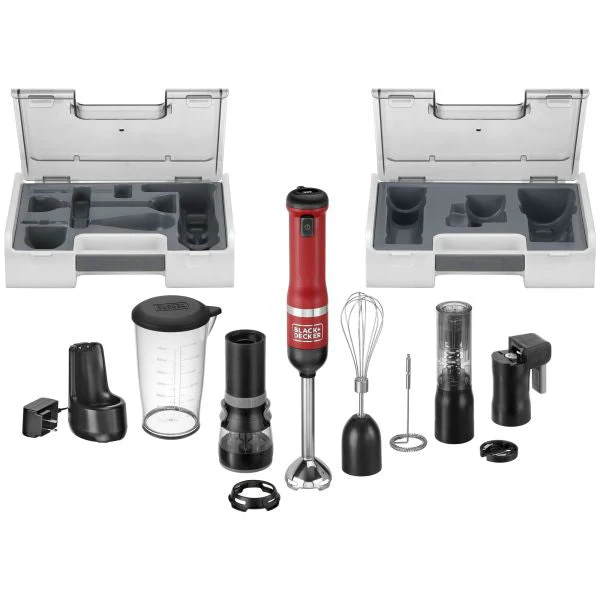 BLACK+DECKER kitchen wand™ 6 Kit, Red - BCKM1016KS06