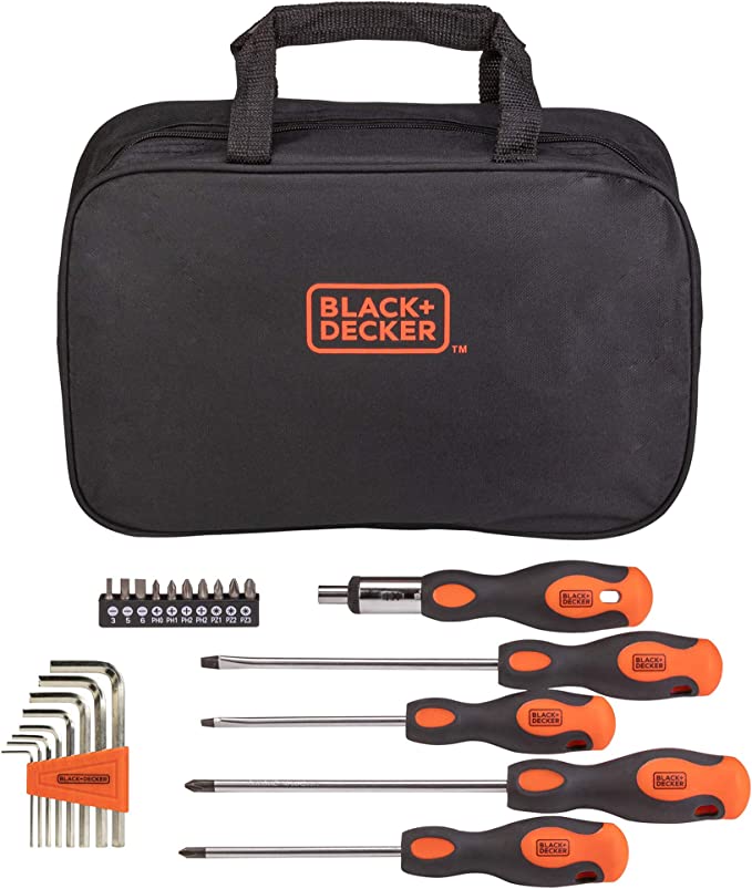 Beyond By BLACK+DECKER™ Screwdriver Set With Storage Bag - BDHT6223CAPB