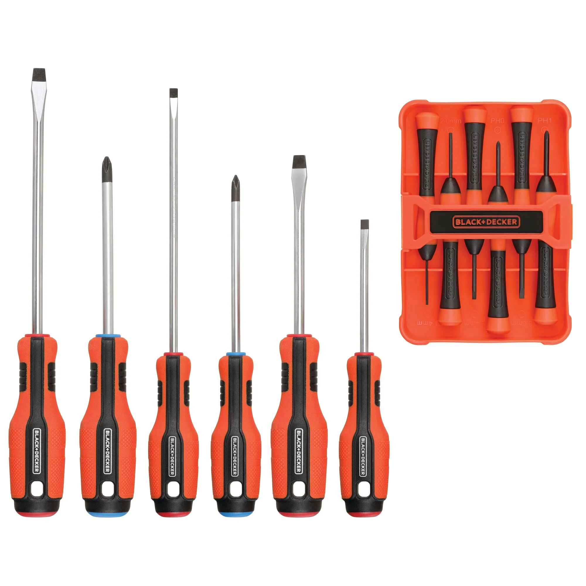 BLACK+DECKER Magnetic Screwdriver Set, 12-Piece