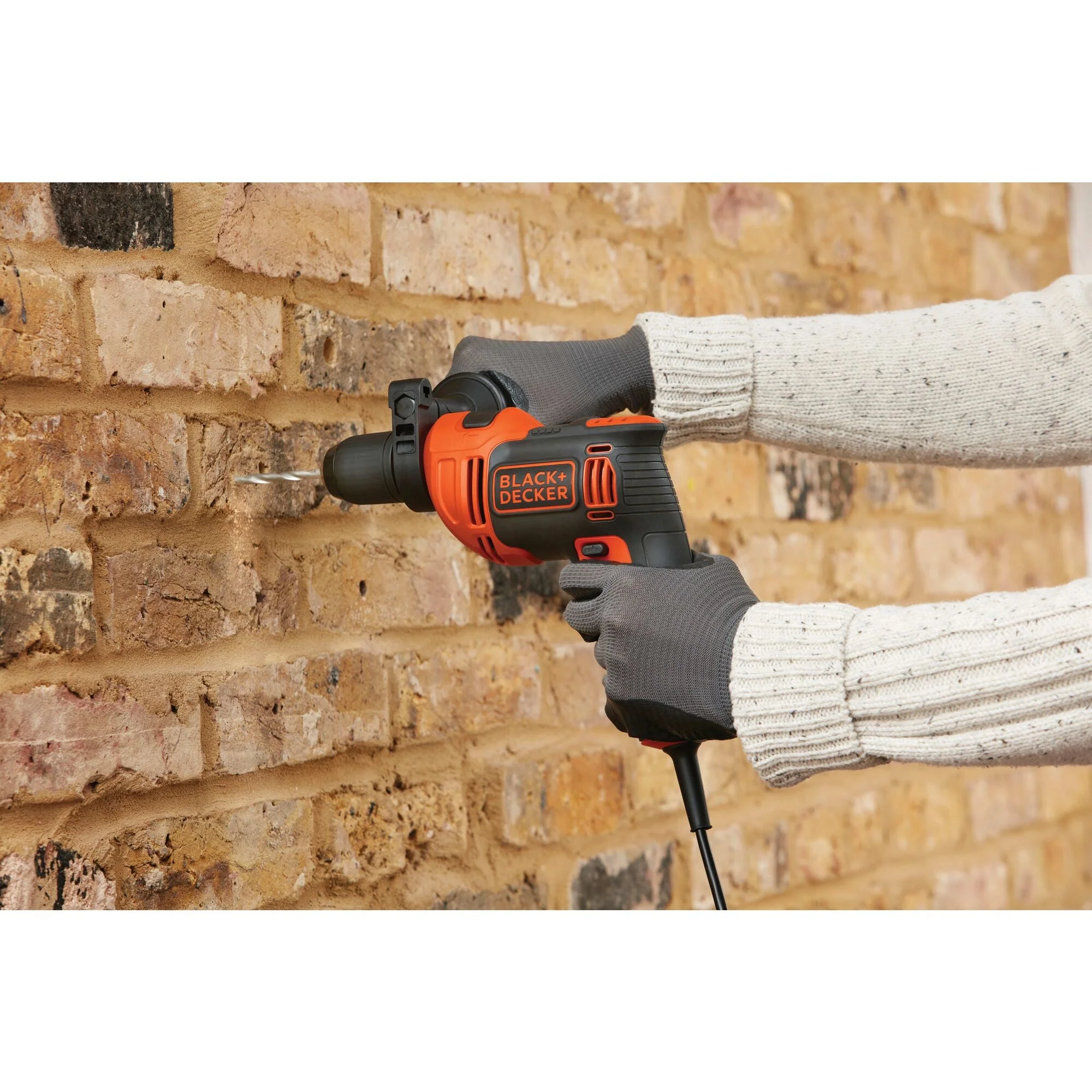 BLACK+DECKER Hammer Drill, 6.5-Amp, 1/2-Inch