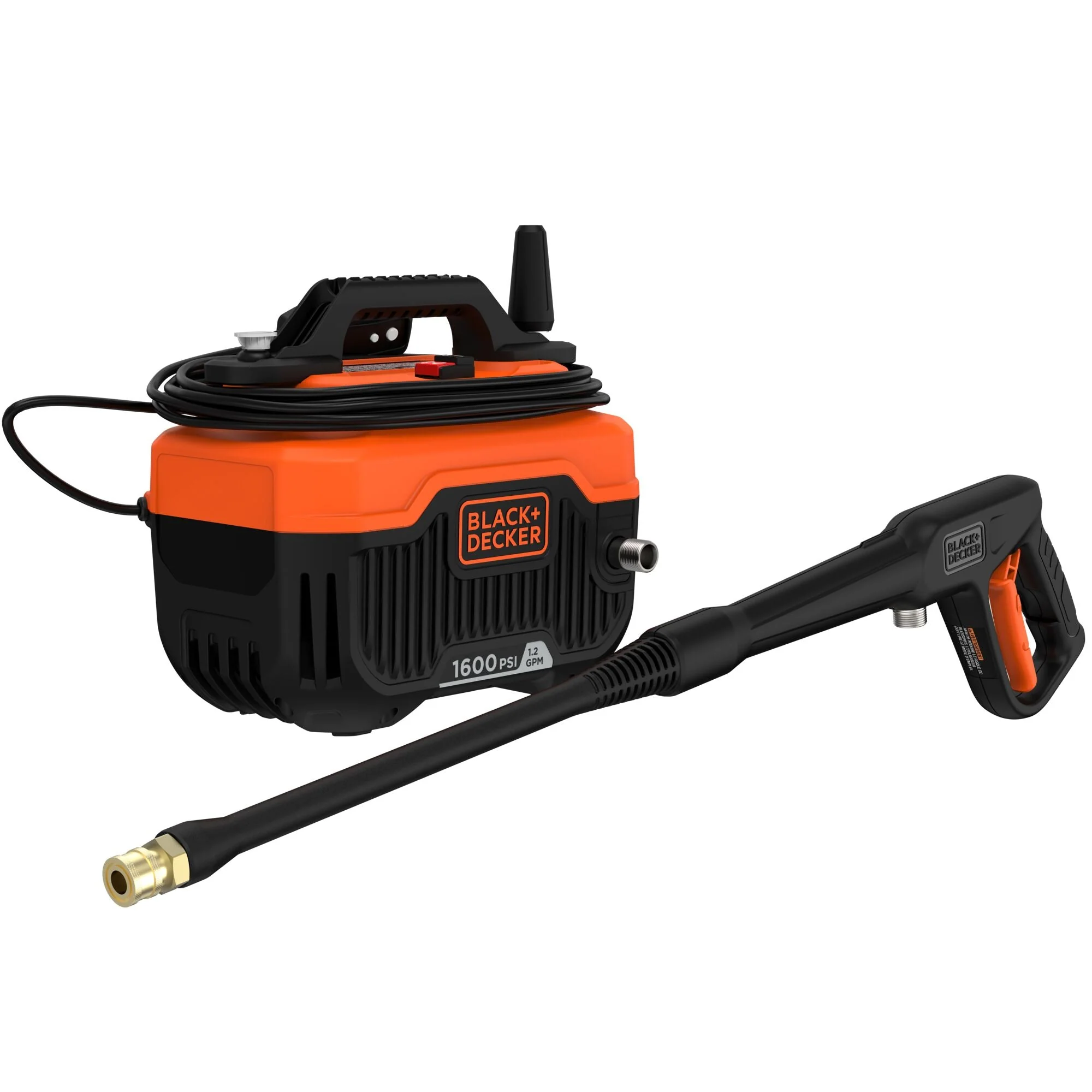 BLACK+DECKER 1,600 MAX psi* 1.2 gpm* Electric Cold Water Pressure Washer