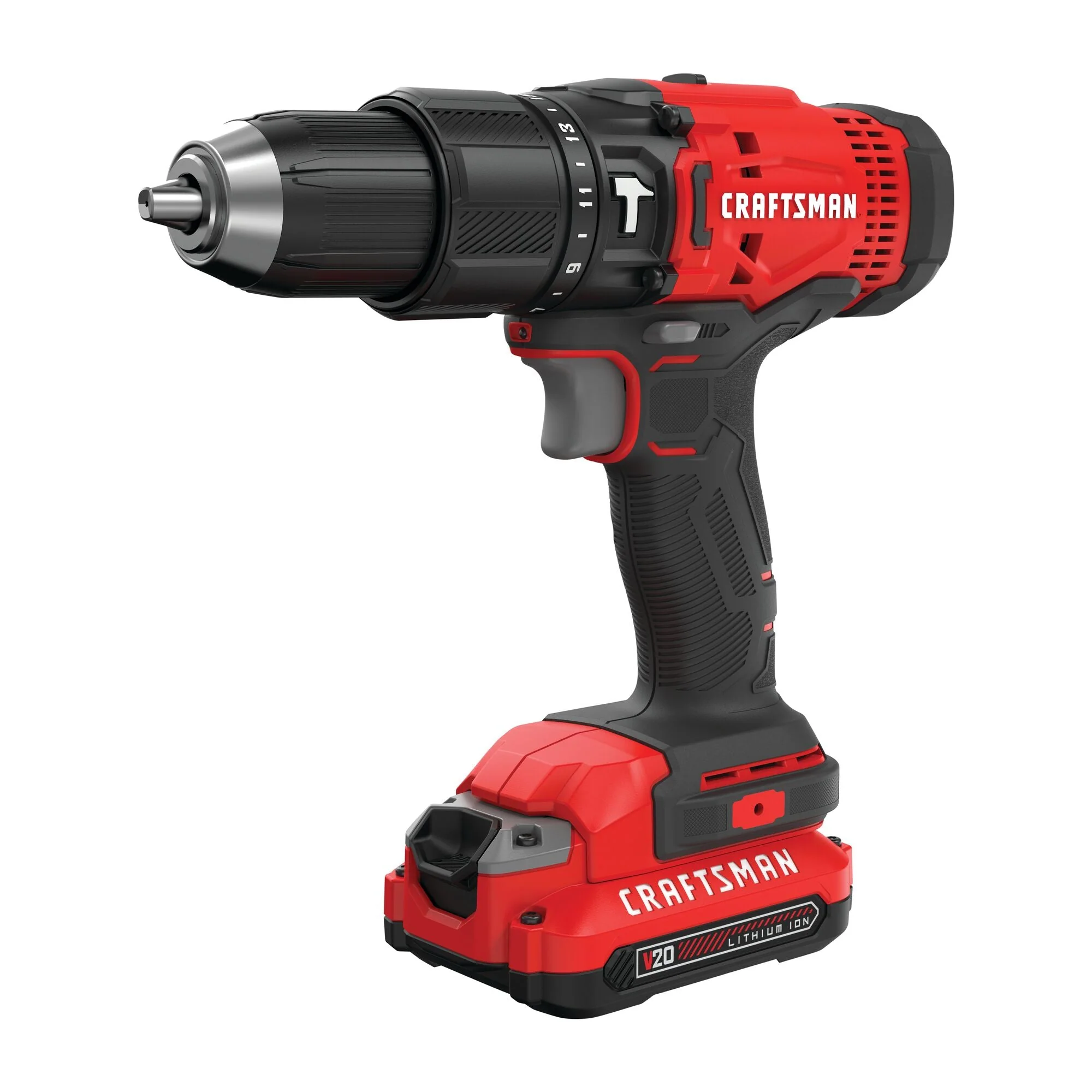 CRAFTSMAN V20* Cordless 1/2-in. Hammerdrill Kit (2 Batteries)