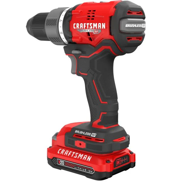 CRAFTSMAN V20* Cordless BRUSHLESS RP™ 1/2-in. Drill/Driver Kit With 1.5 Ah Battery and Charger