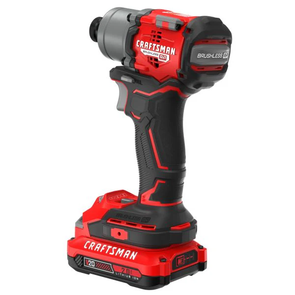 CRAFTSMAN V20* BRUSHLESS RP™ Cordless 1/4-in. Impact Driver Kit