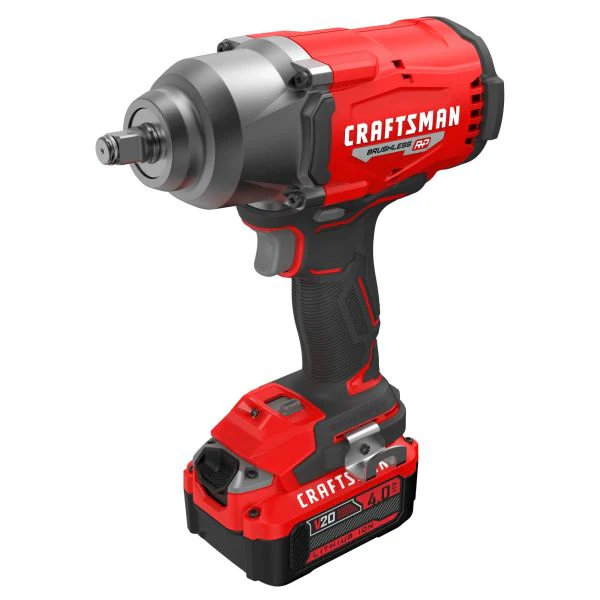CRAFTSMAN V20* BRUSHLESS RP™ 1/2” Drive High Torque Impact Wrench with Hog Ring Anvil