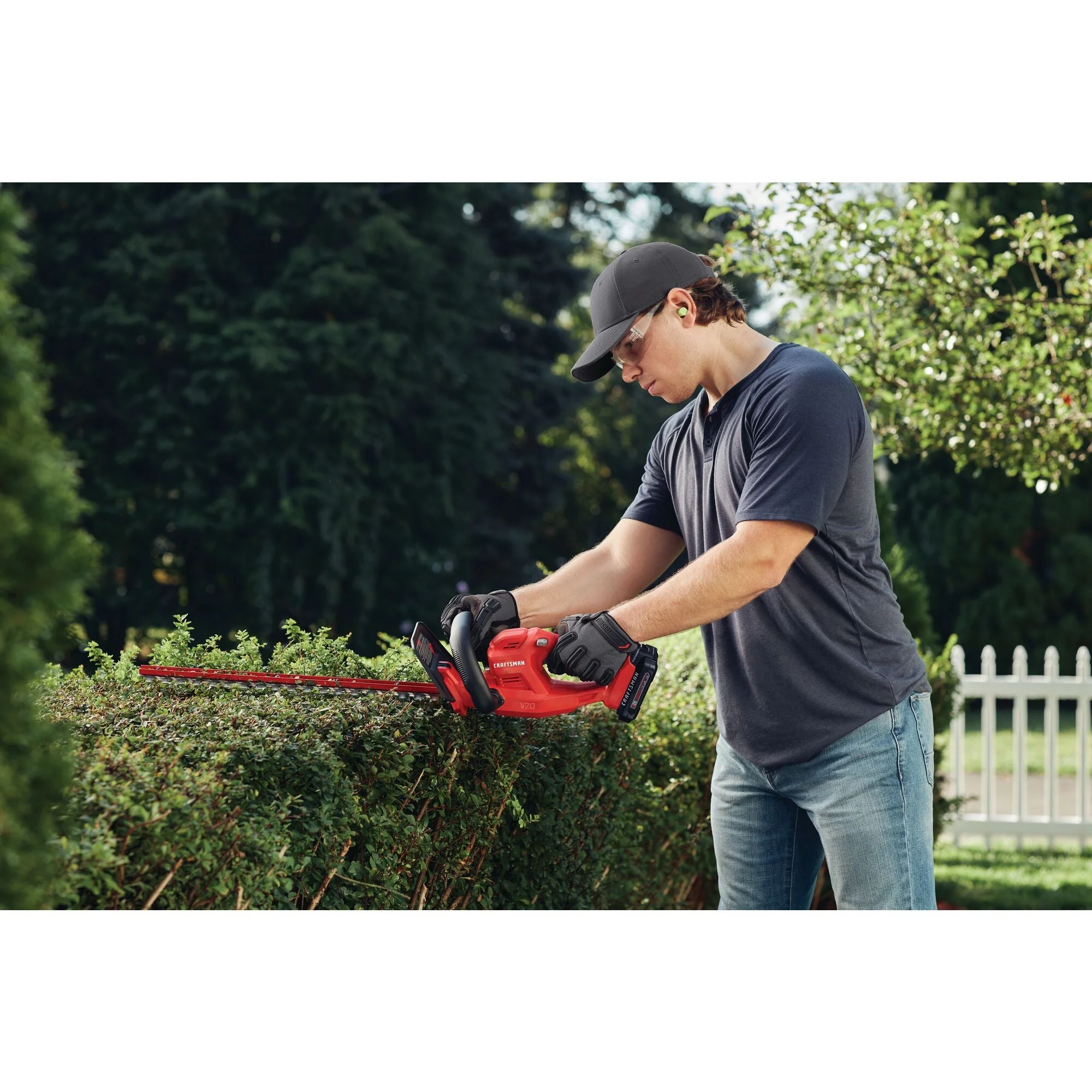 CRAFTSMAN V20 Hedge Trimmer, Cordless, 20-Inch