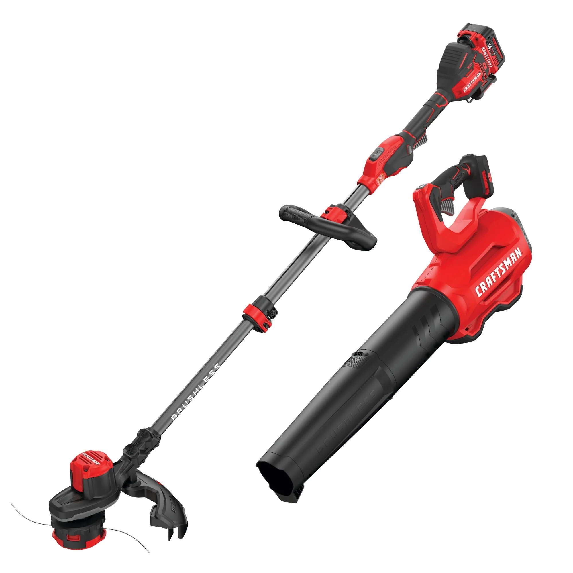 V20* Brushless Weedwacker String Trimmer & Blower Combo Kit (4.0ah)