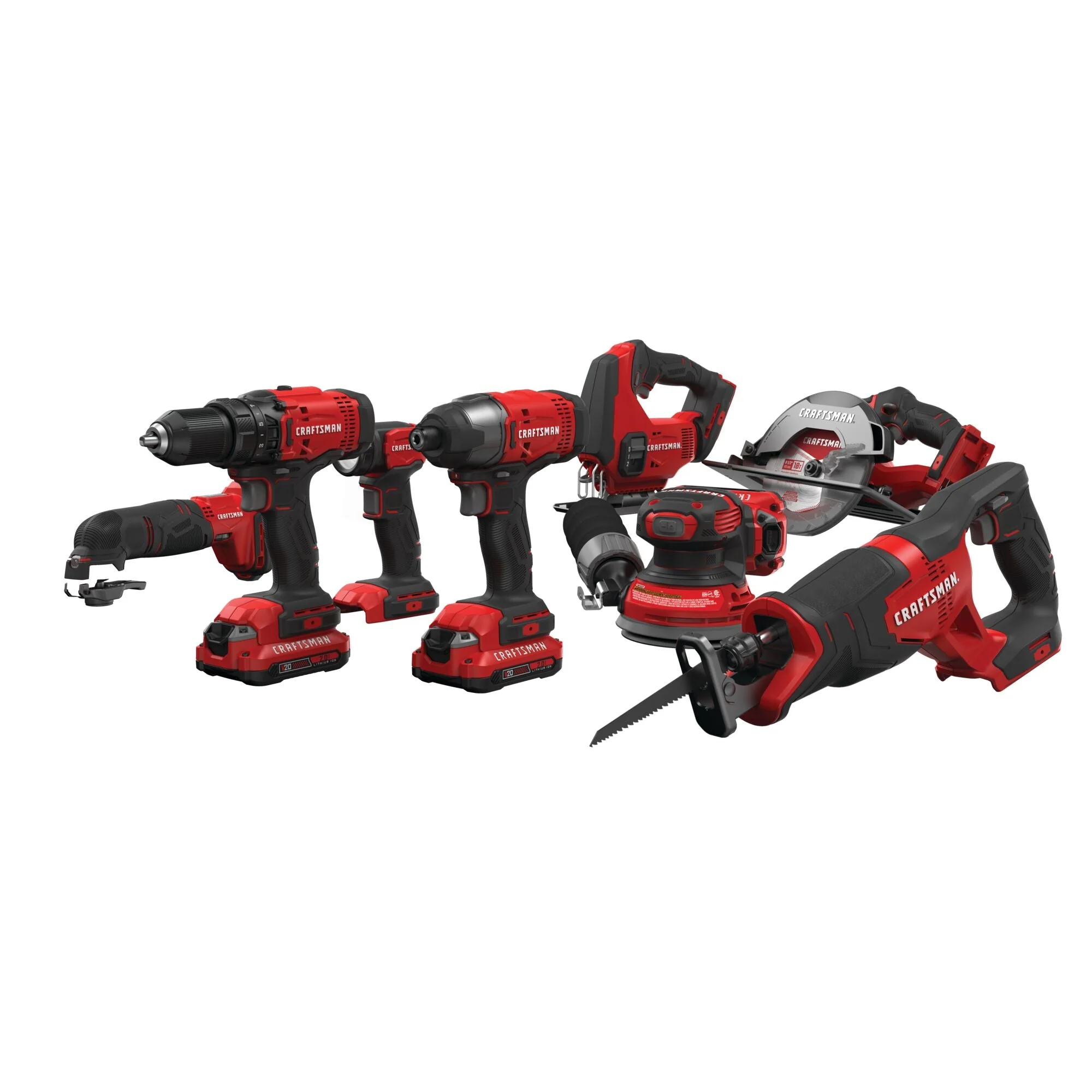 V20* Cordless 8 Tool Combo Kit (2 Batteries)