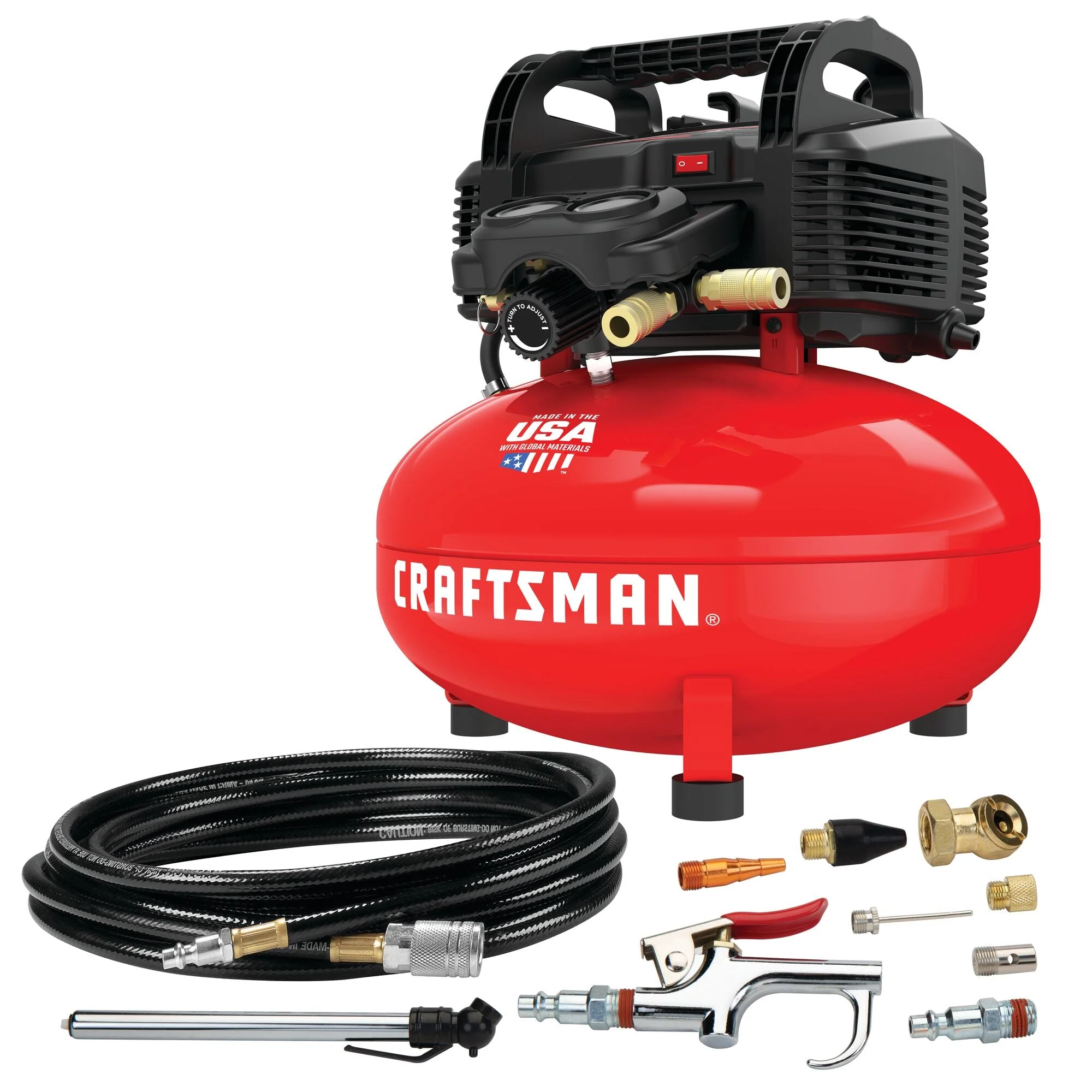 CRAFTSMAN Air Compressor Kit With 13 pc Accessory Kit (6 gal)