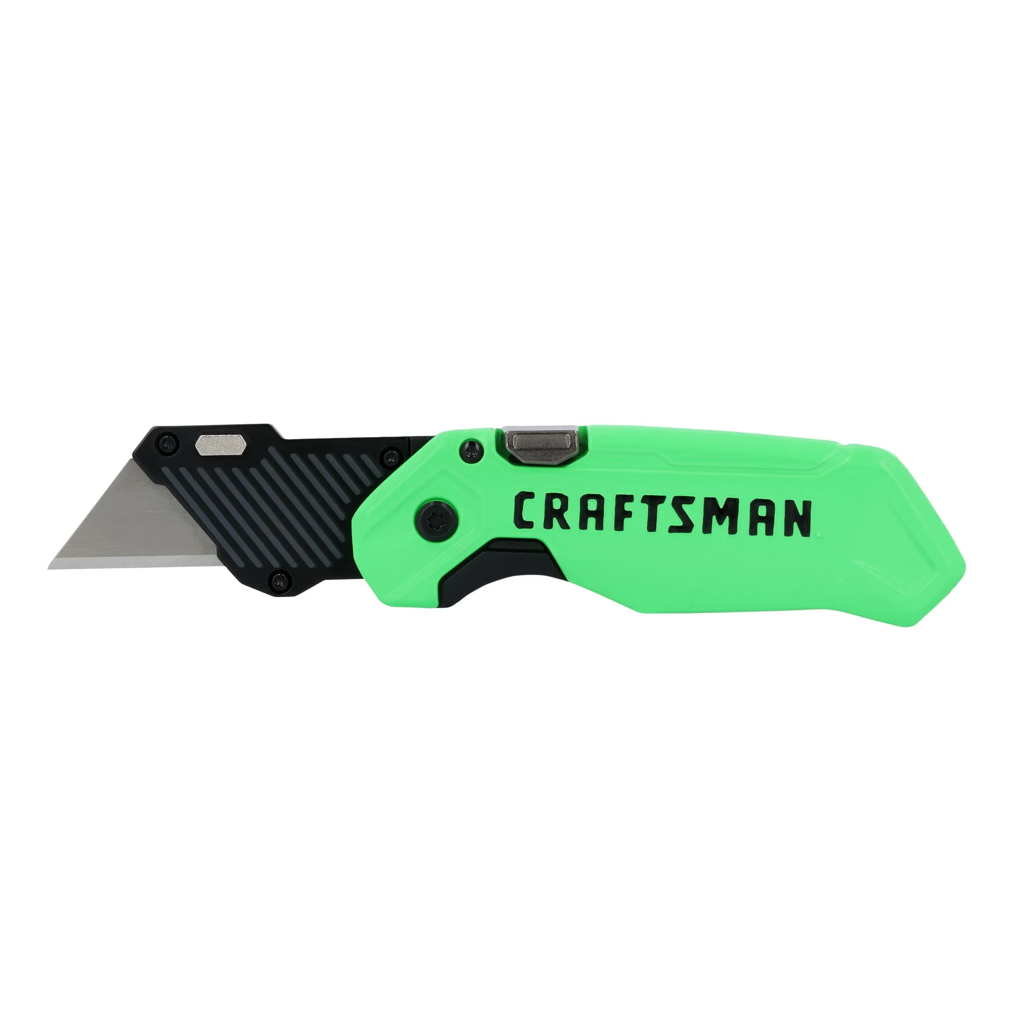 CRAFTSMAN Hi-Vis Folding Utility Knife with 1 Blade Storage