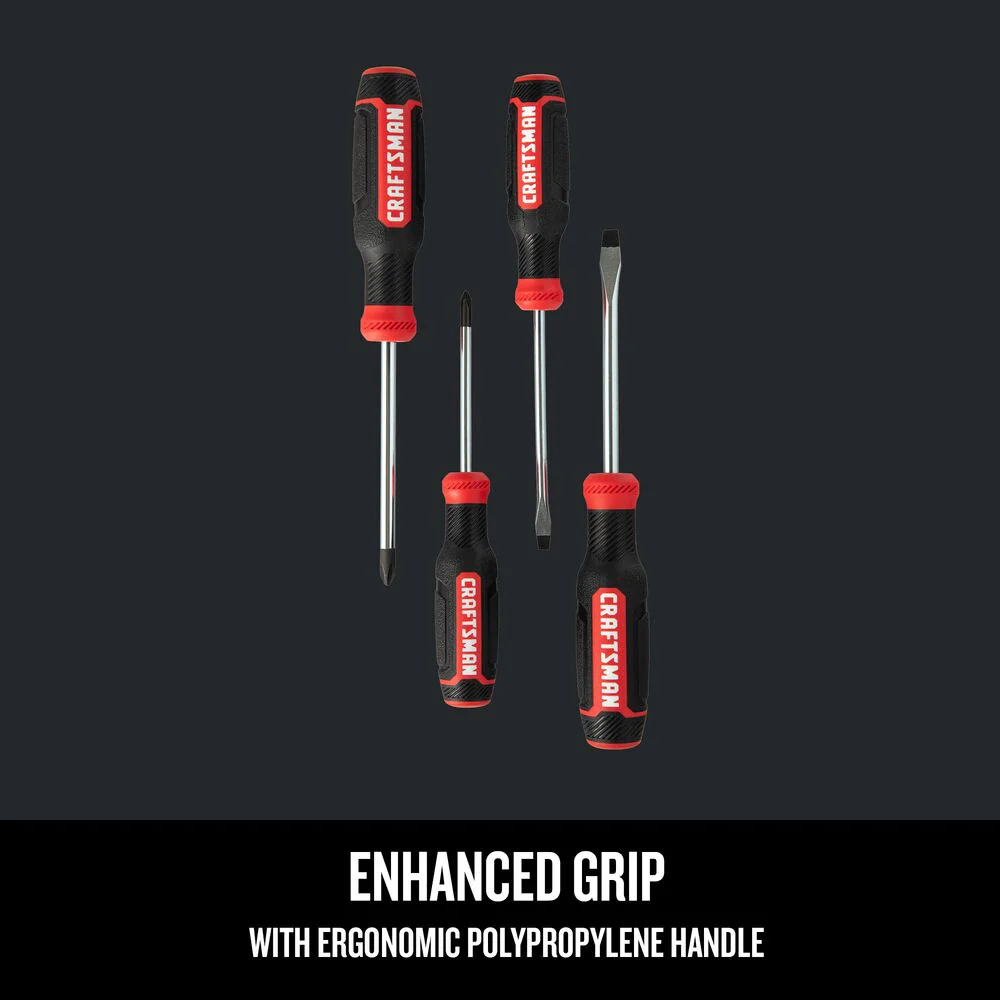 CRAFTSMAN Bi-Material Screwdriver Set (4 pc)