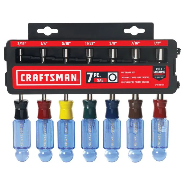 CRAFTSMAN Nutdriver Set SAE 7Pc