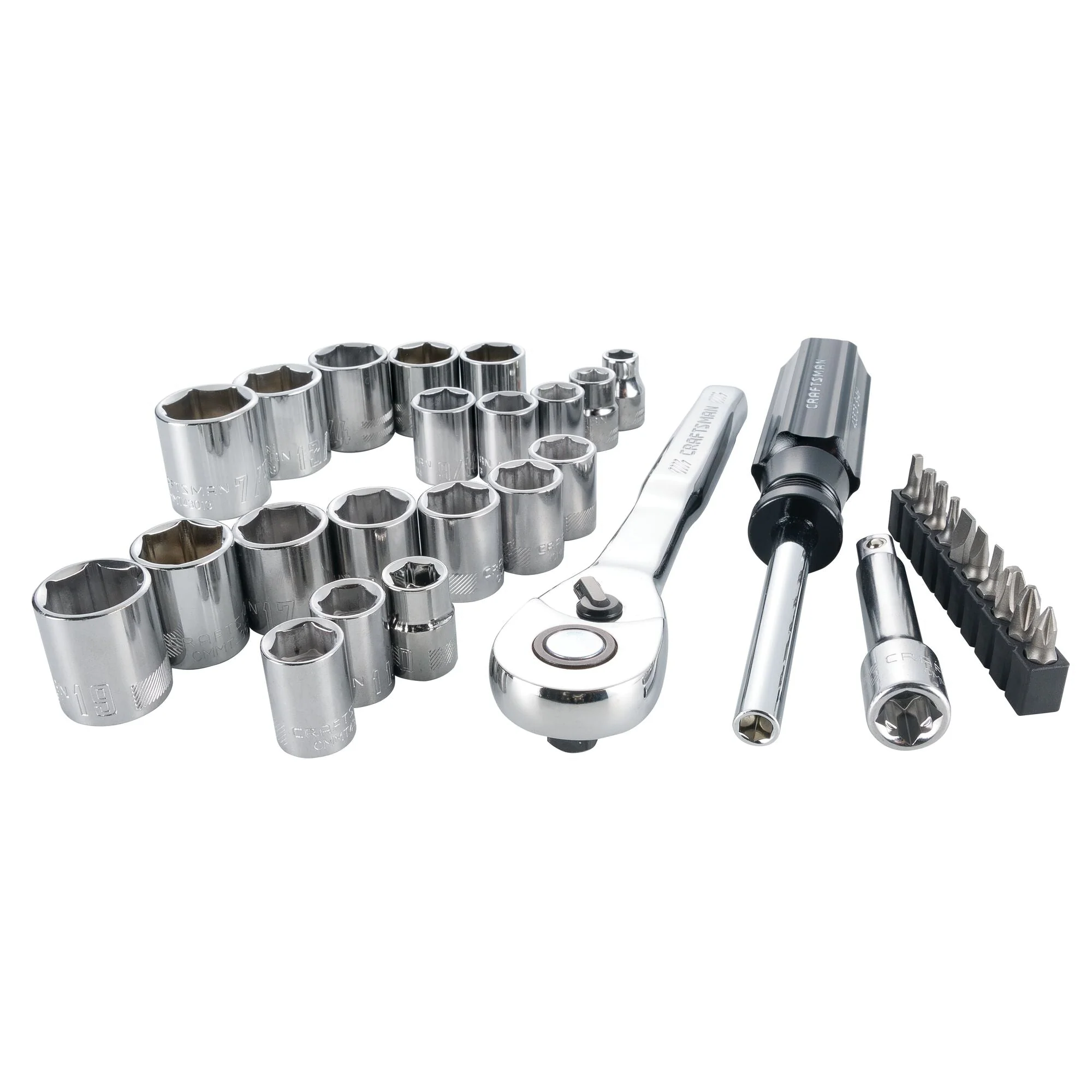 CRAFTSMAN CMMT12013 32PC 3/8" Drive Mech Set in Blow Mold Case - CMMT12013