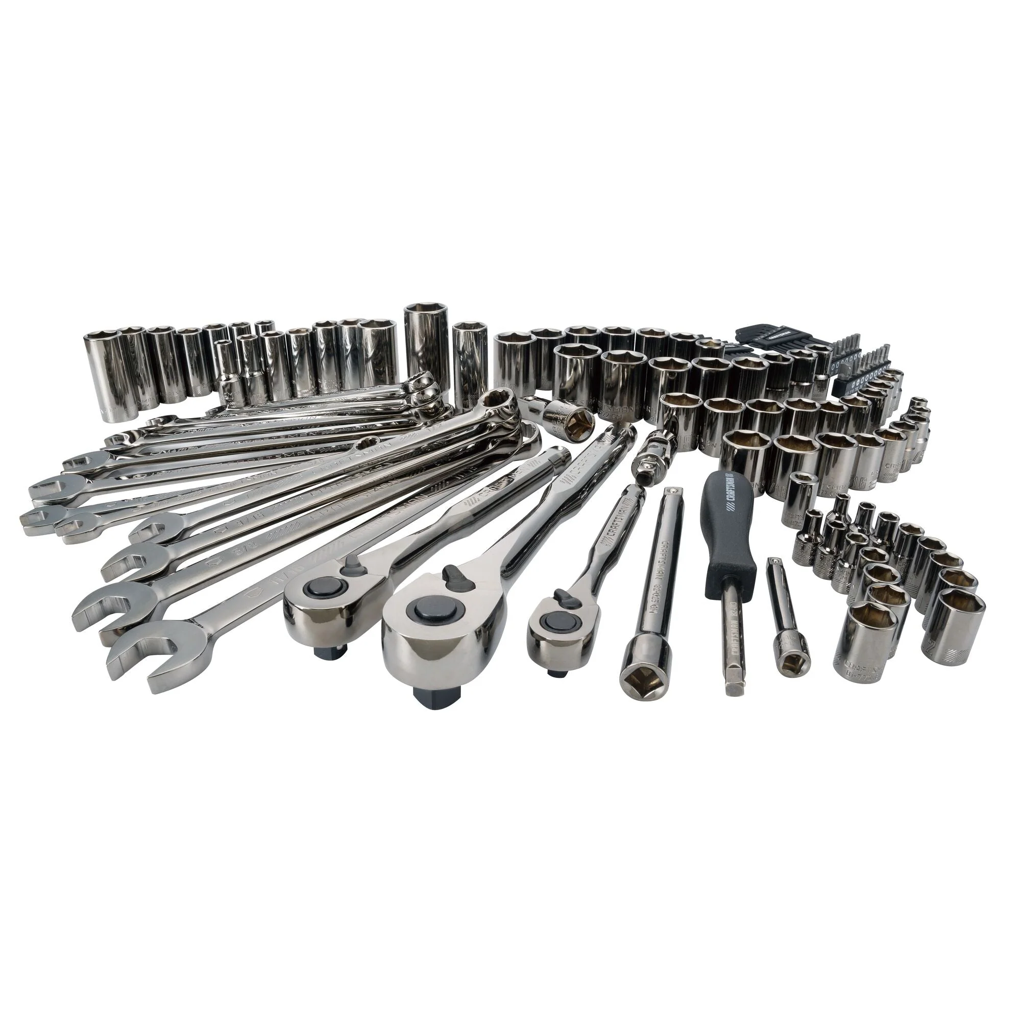 CRAFTSMAN Gunmetal Chrome Mechanics Tool Set (121 pc)
