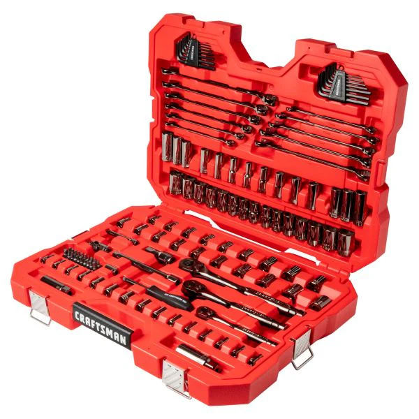 CRAFTSMAN 121 Pc. Gunmetal Chrome Mechanic Tool Set