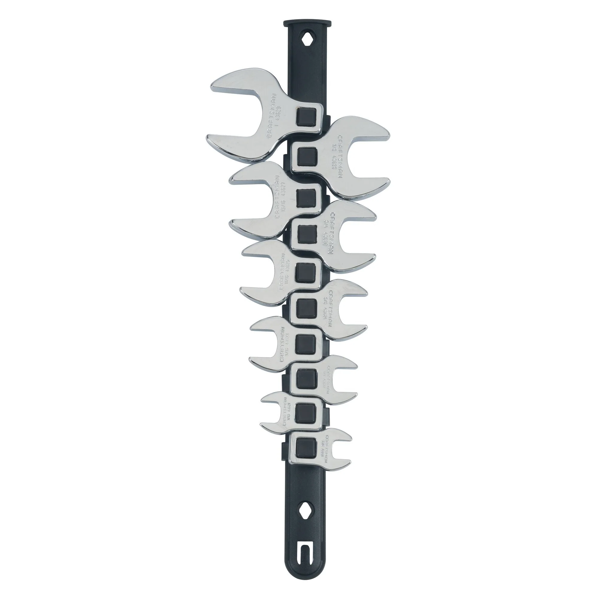 CRAFTSMAN 3/8 in 12-Point Standard (SAE) Crowfoot Open-End Wrench Set (10 pc)