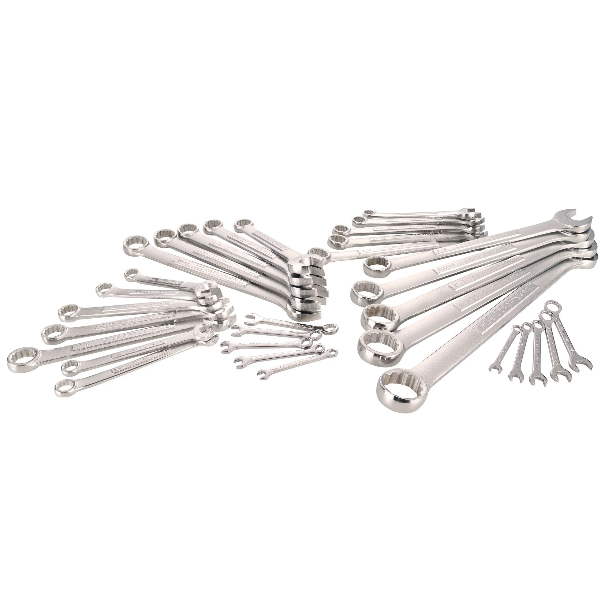 CRAFTSMAN Large SAE/Metric Combination Wrench Set (32 pc)