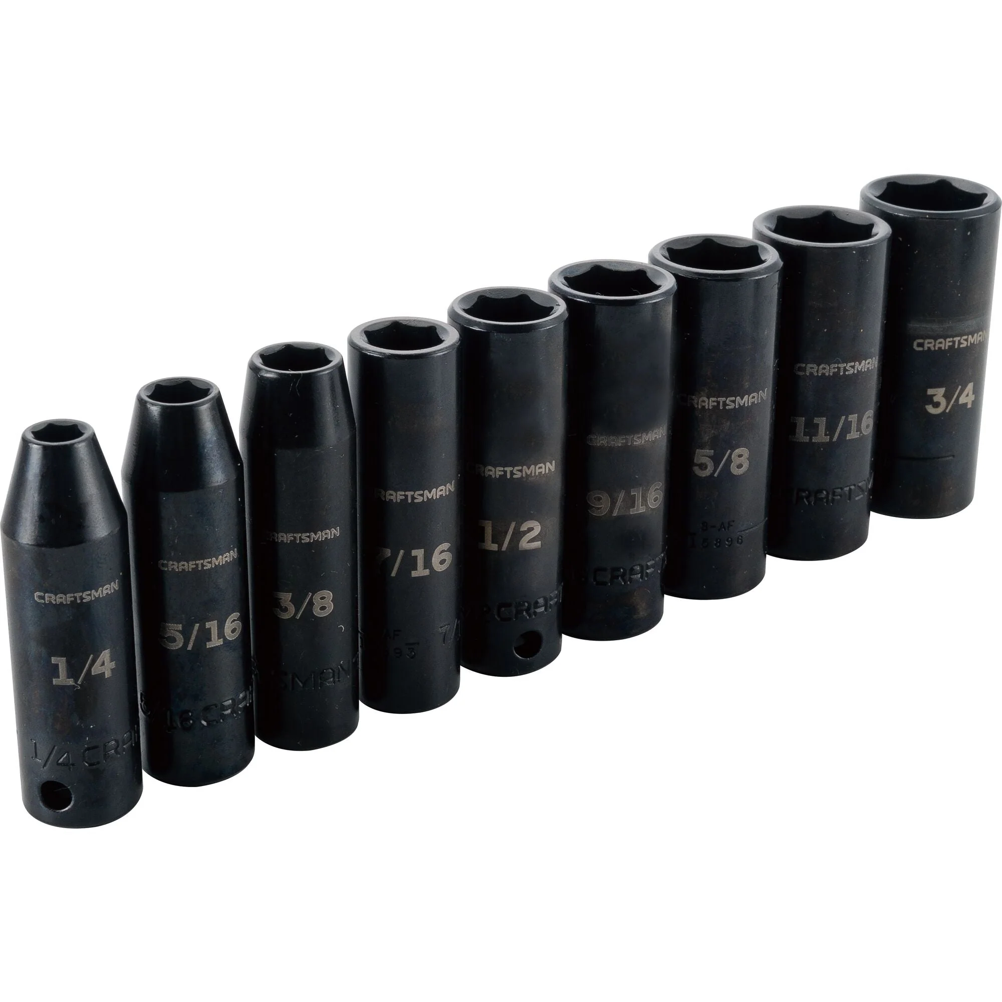 CRAFTSMAN 3/8-in SAE Deep Impact Socket Set (9 pc)
