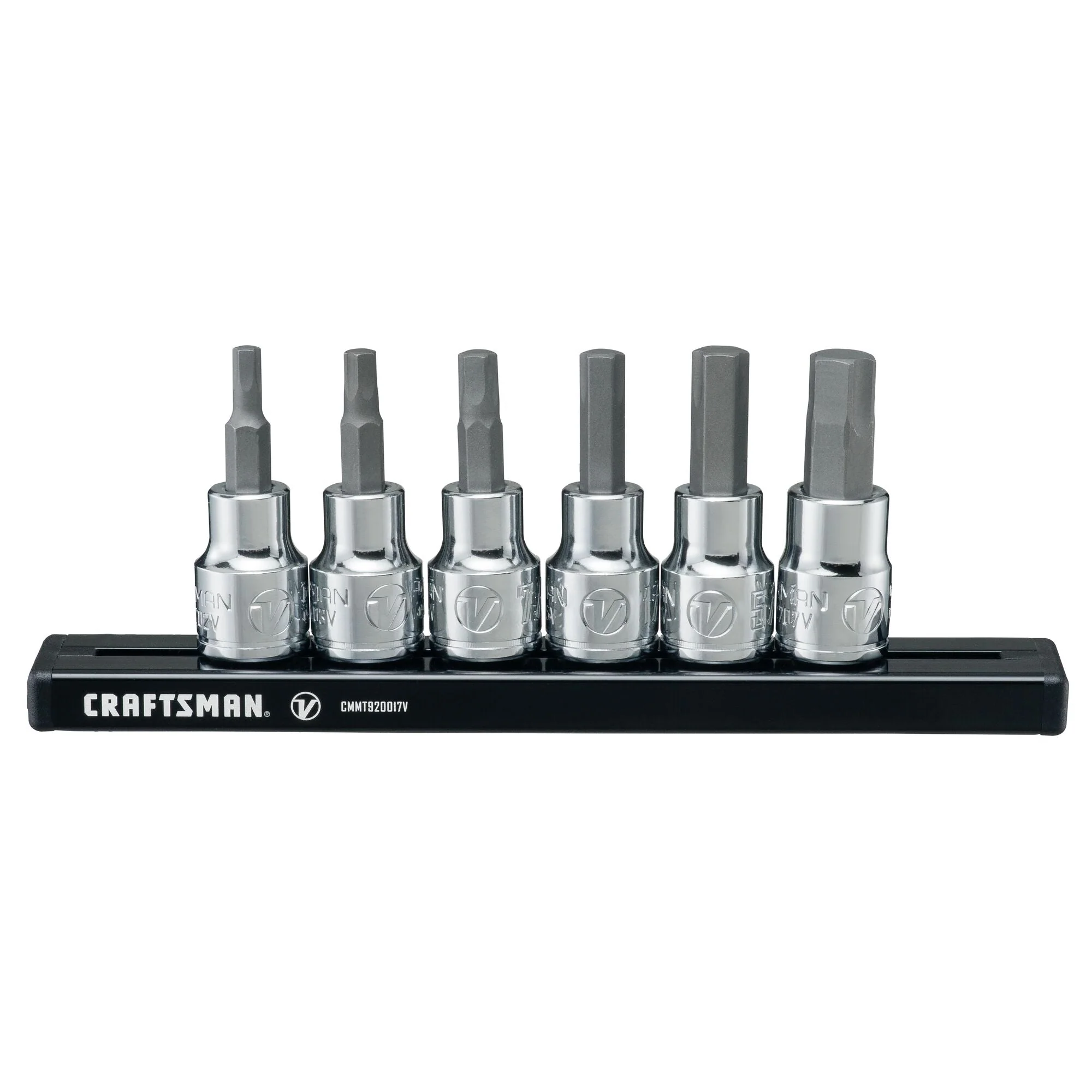 CRAFTSMAN V-Series™ 3/8 in Drive SAE X-Tract Technology Hex Bit Socket Set (6 pc)