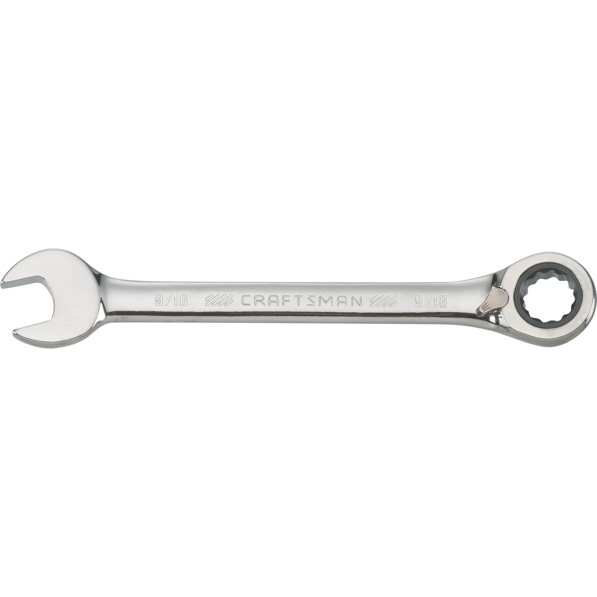 CRAFTSMAN CMMT42416 72 Tooth 12 Point SAE Reversible Ratcheting Wrench - 9/16"