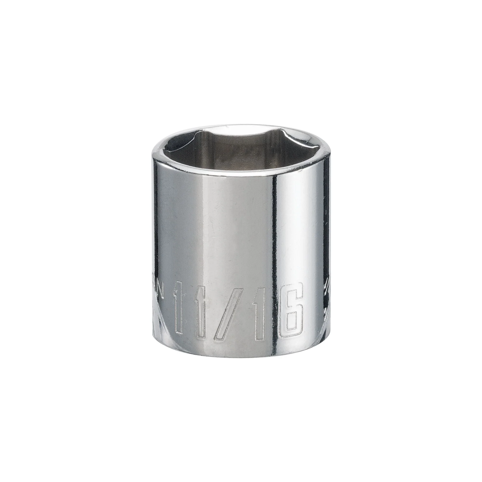 CRAFTSMAN 1-Piece Standard (SAE) 3/8-in Drive 6-point 11/16-in Shallow Socket