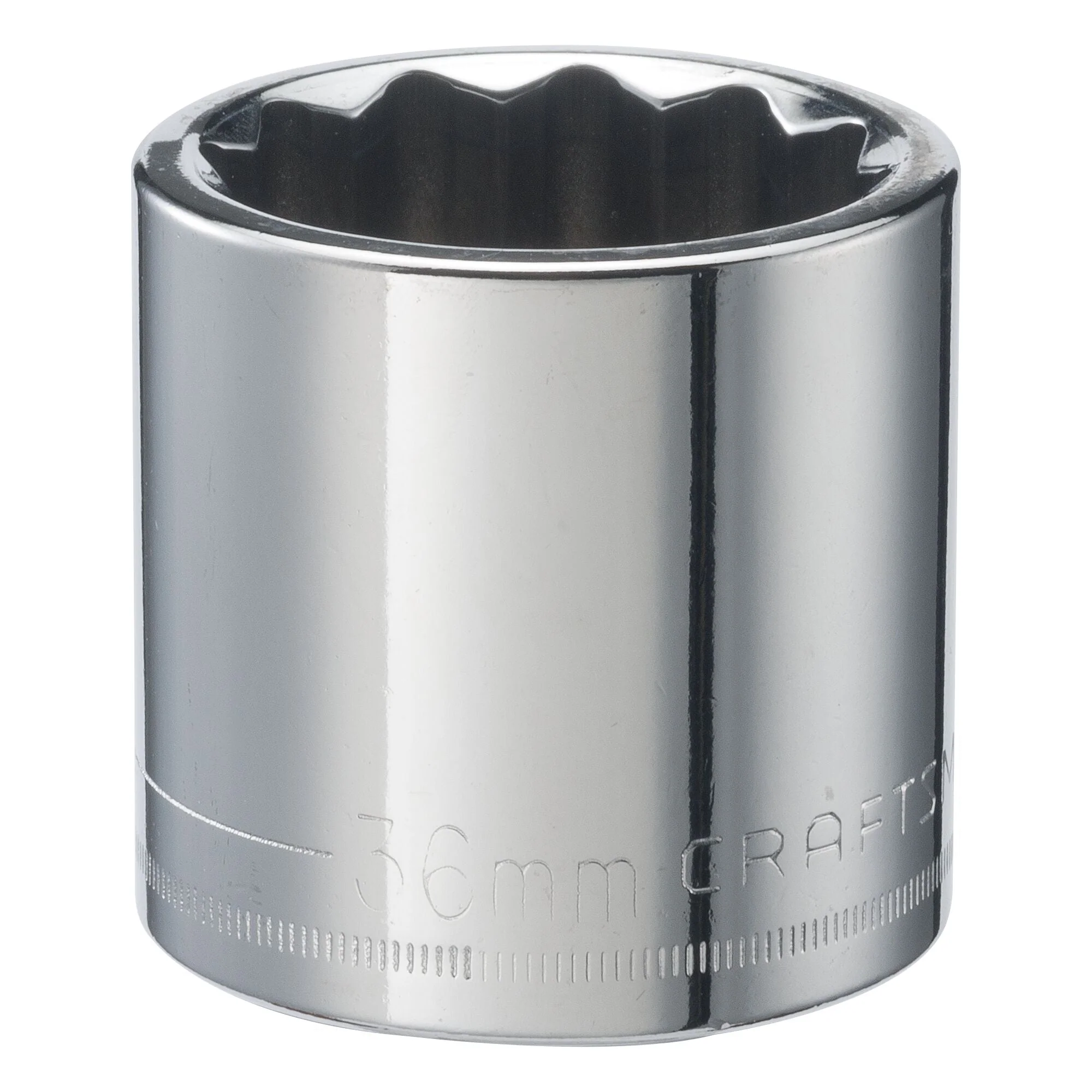 CRAFTSMAN 1/2-in Drive 36mm 12 Point Shallow Socket