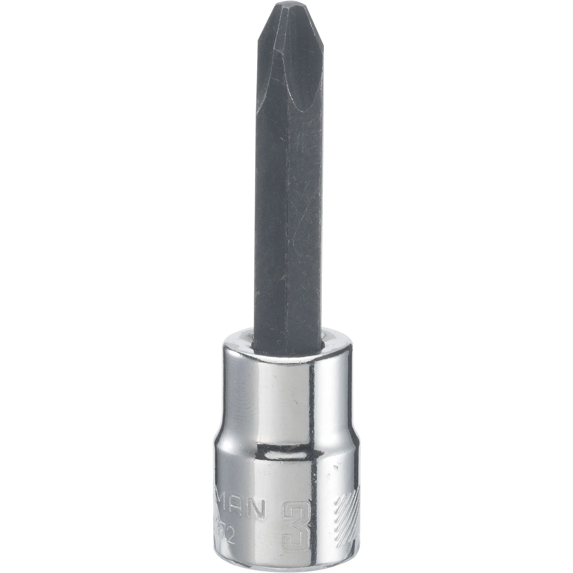 CRAFTSMAN 3/8-in Drive Phillips #3 Screwdriver Bit Socket