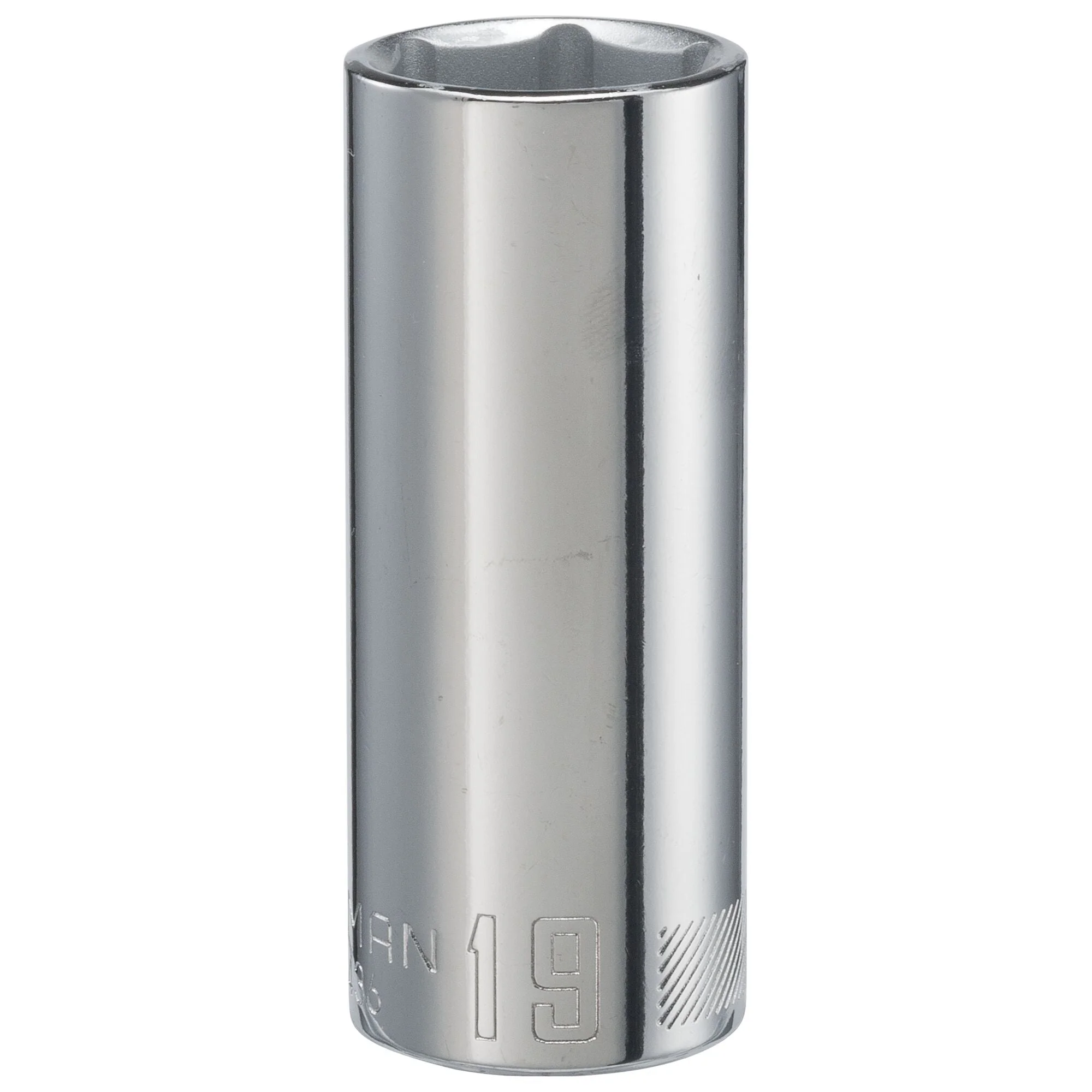 CRAFTSMAN Deep Socket, Metric, 3/8-Inch Drive, 19Mm, 6-Point