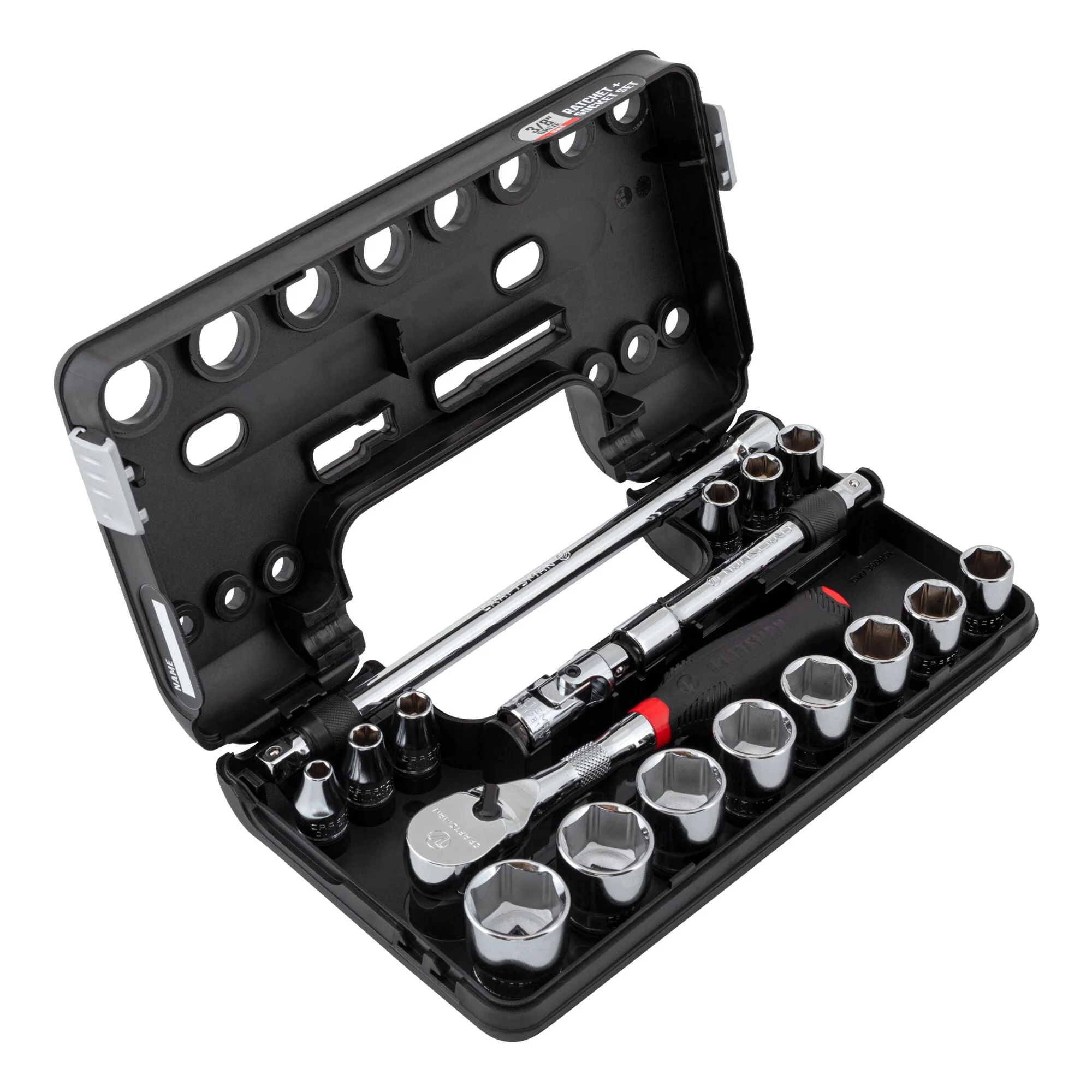 CRAFTSMAN V-Series™ 3/8 in Drive SAE 6-Point Tool Set (18 pc)