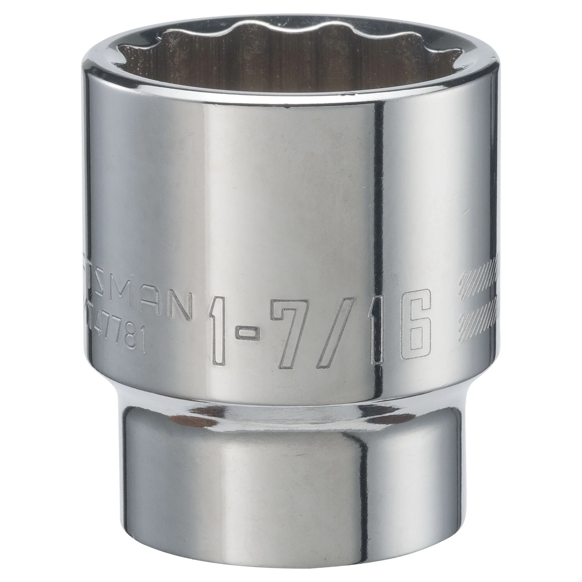 CRAFTSMAN 3/4-in Drive 1-7/16-in 12 Point SAE Shallow Socket