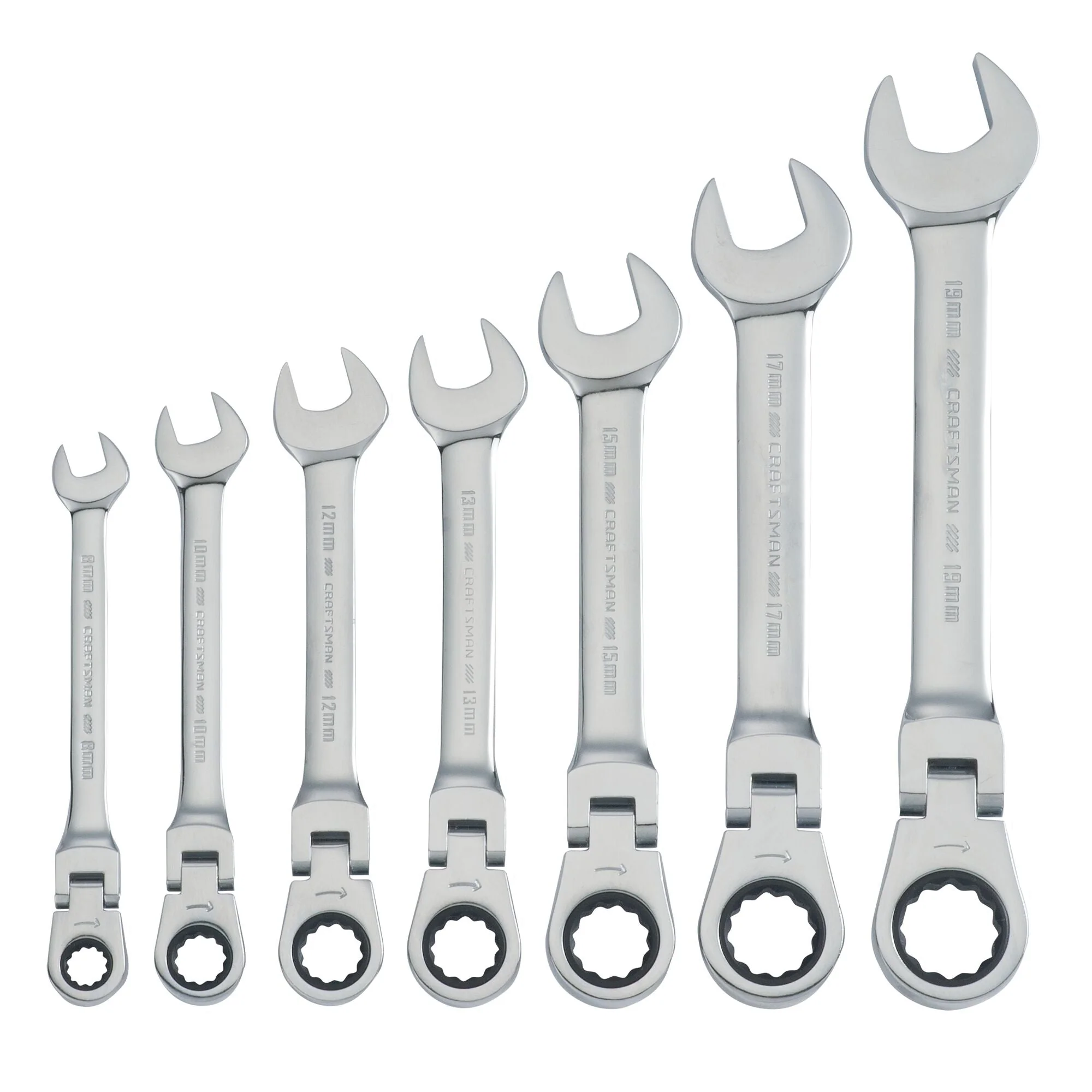 CRAFTSMAN 7-Piece Metric Flex Reversible Ratchet Set