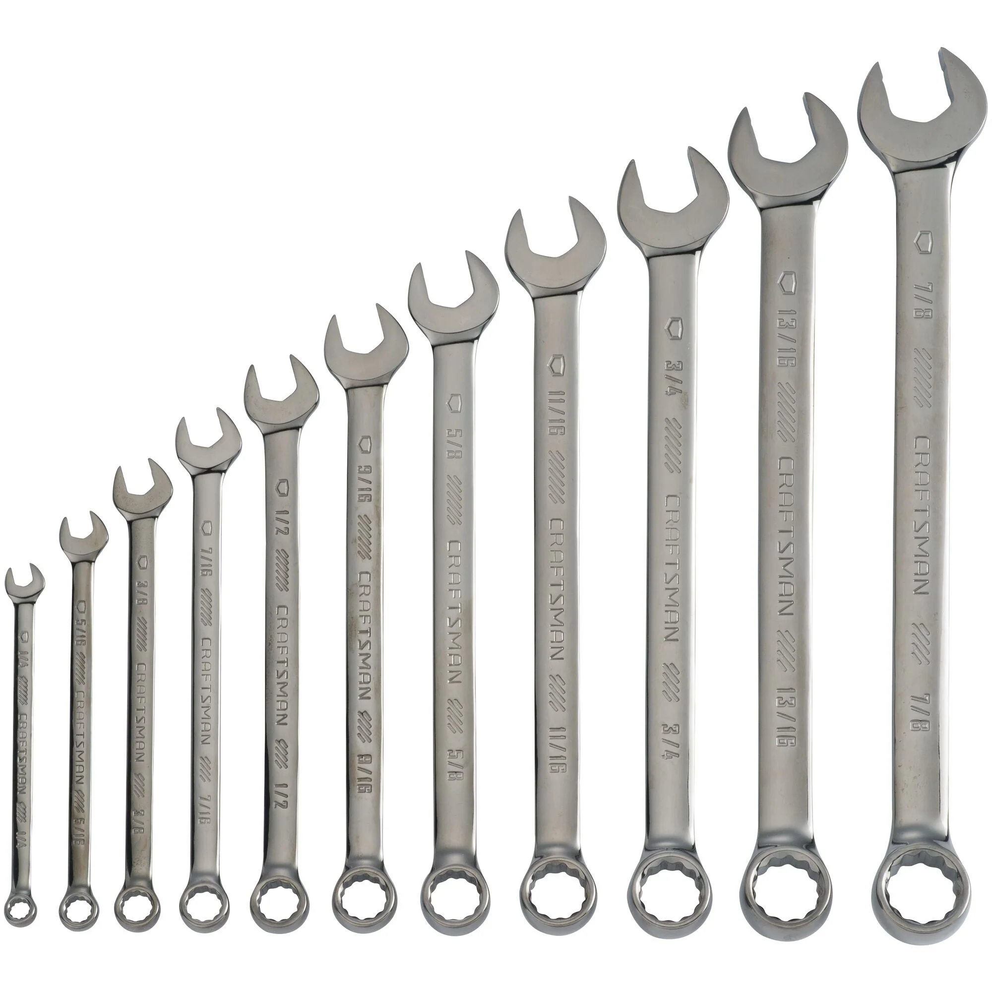 CRAFTSMAN 11PC SAE GUNMETAL CHROME