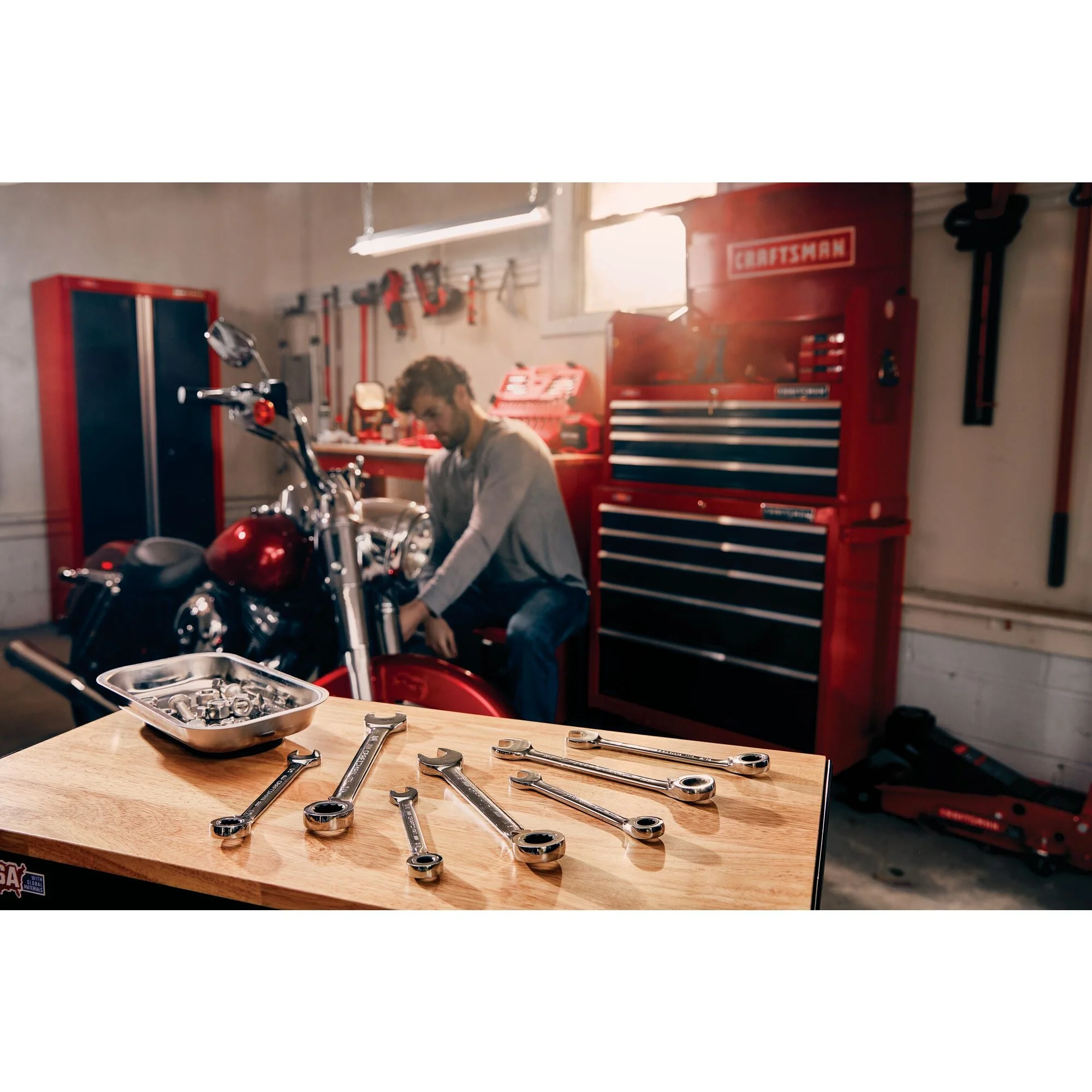 CRAFTSMAN 7PC SAE REVERSIBLE RATCH