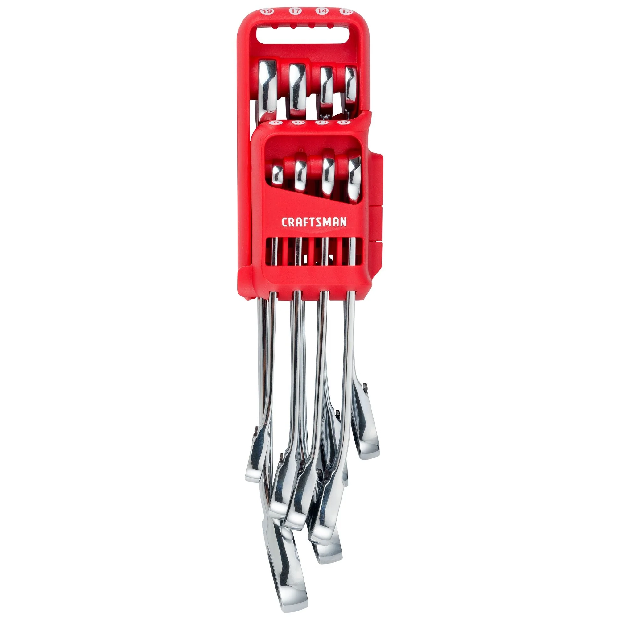 V-Series(TM) Metric Reversible Ratcheting Combination Wrench Set (8 Pc.)