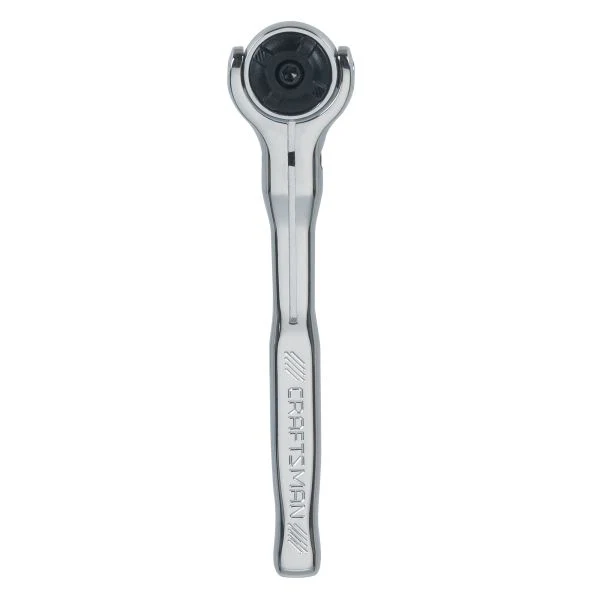 CRAFTSMAN Ratchet, Pear Head, Swivel Head, Sea, 72-Tooth, 1/4-Inch