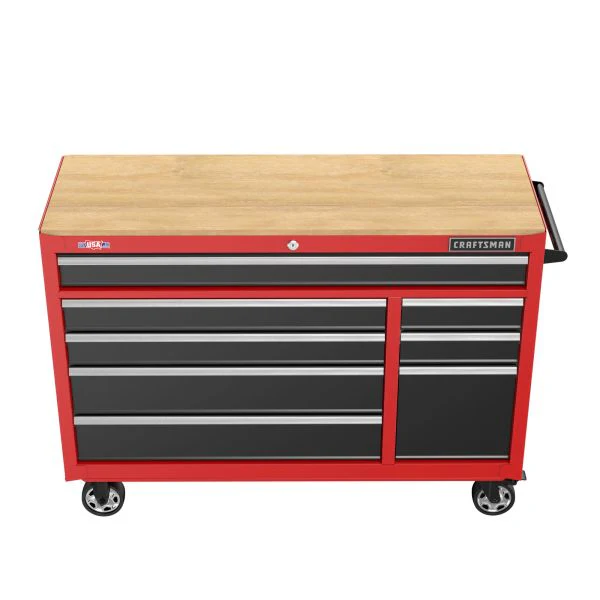 CRAFTSMAN S2000 Series 52-in W 8-Drawer Steel Rolling Workstation