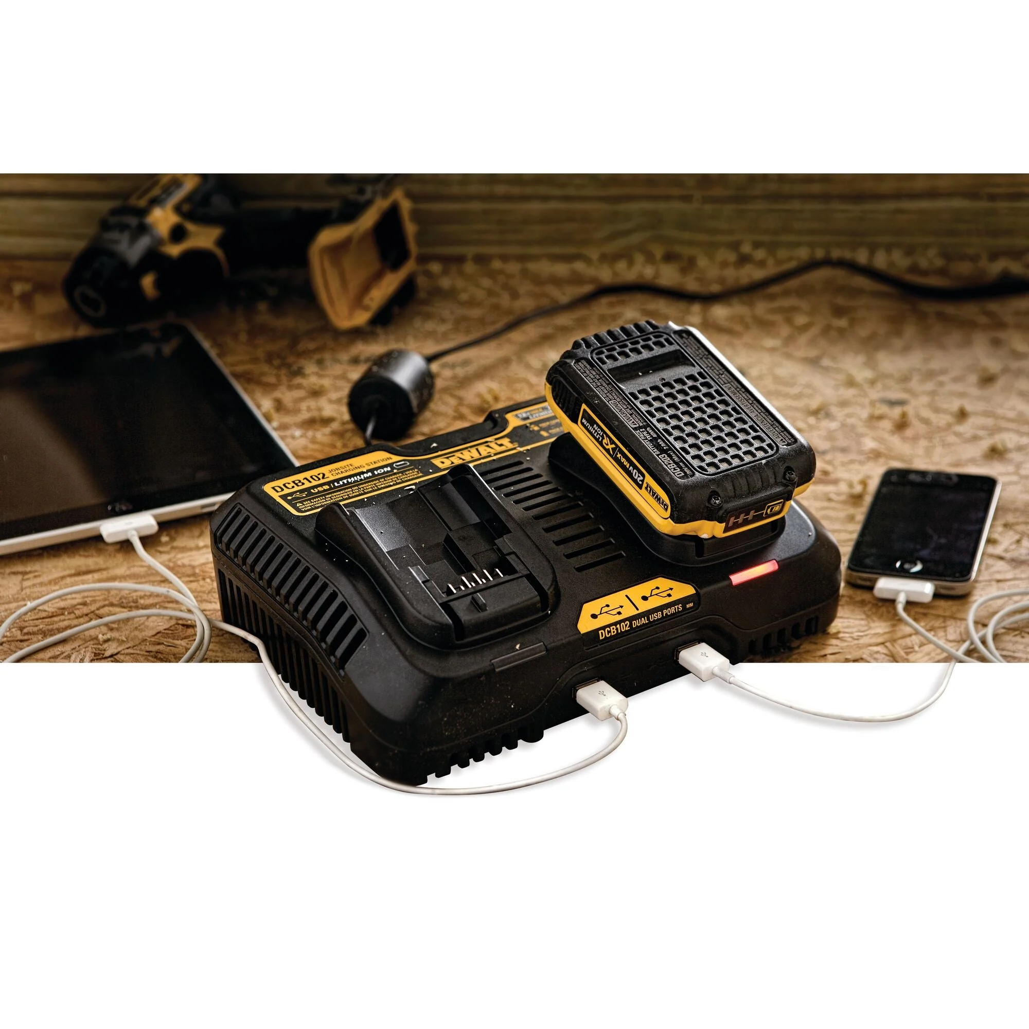 12v - 20V Max*  Jobsite Charging Station