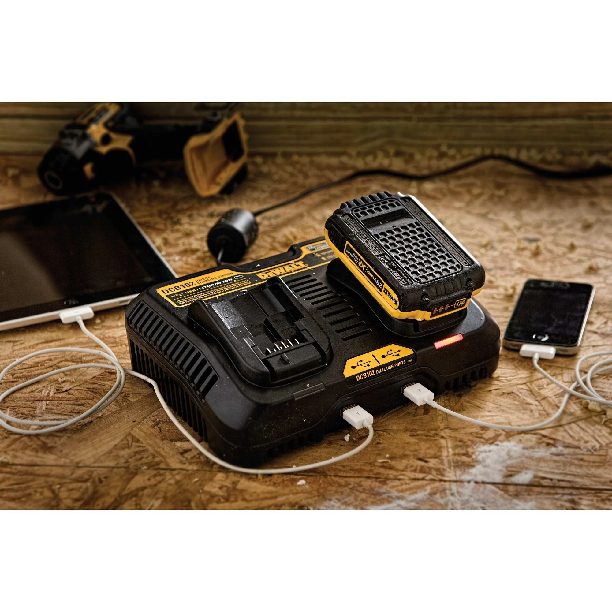 DEWALT 12-20V MAX* Dual Port Fast Charger