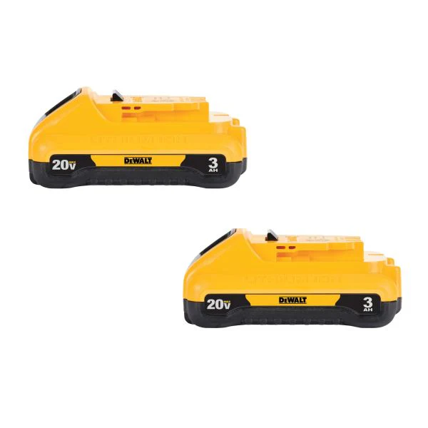 DEWALT 20V MAX* Compact 3Ah Battery (2 PK)