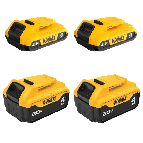 DEWALT 20V MAX* LITHIUM ION BATTERY 4-PACK